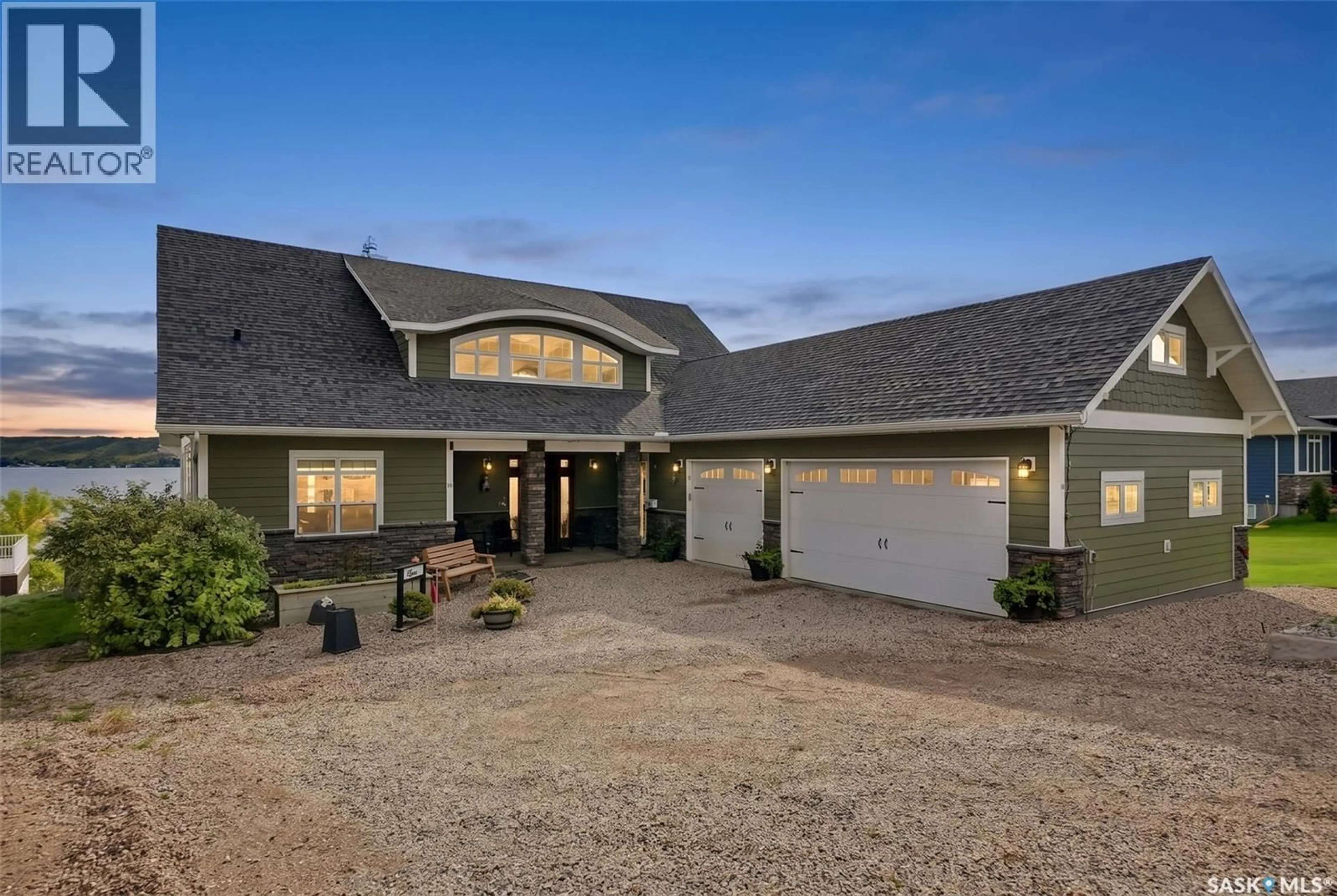 Home with vinyl exterior material, street for 50 AARON PLACE, Echo Lake Saskatchewan S0G1S0