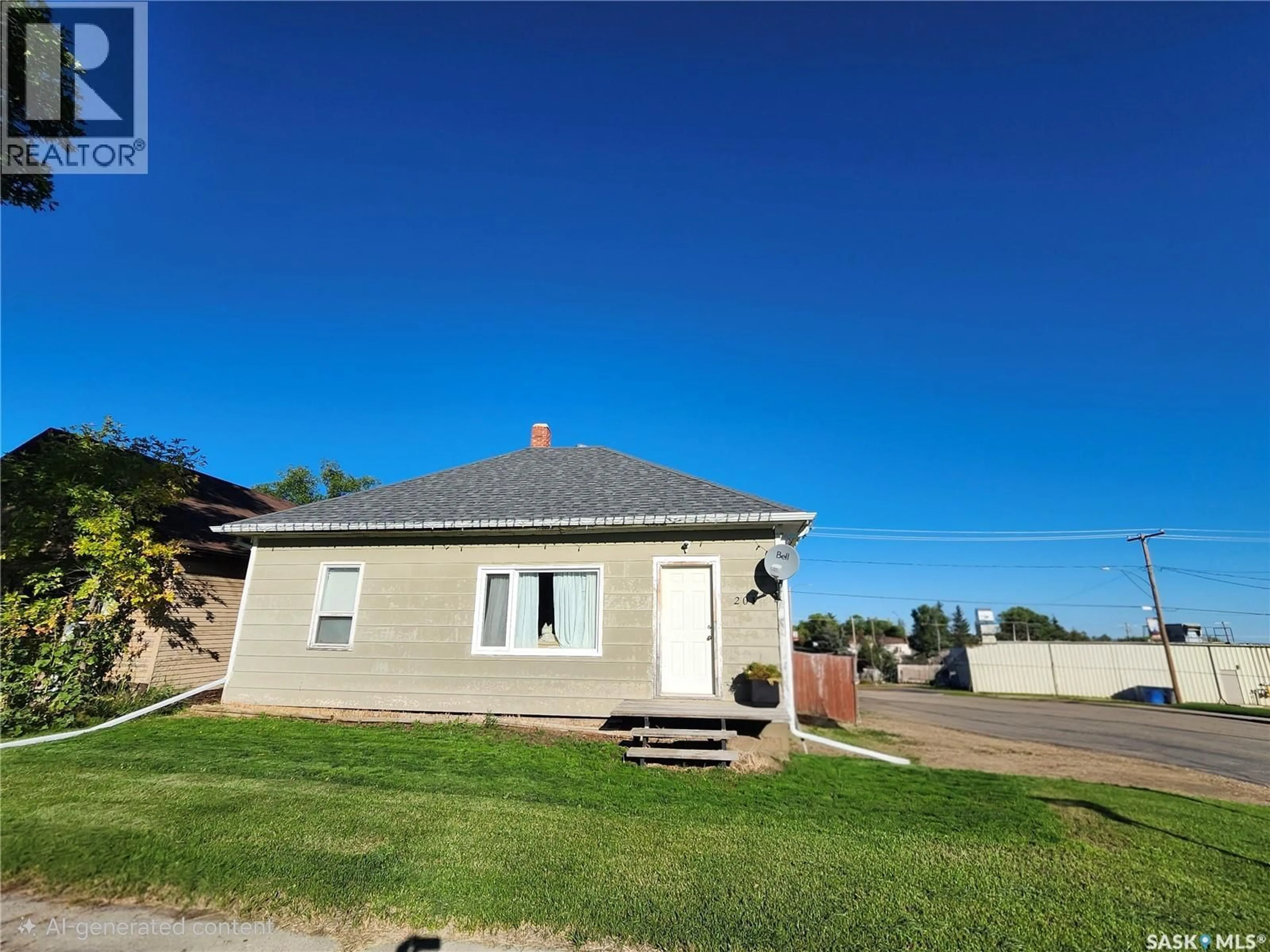 A pic from outside/outdoor area/front of a property/back of a property/a pic from drone, unknown for 201 1ST STREET, Cabri Saskatchewan S0N0J0