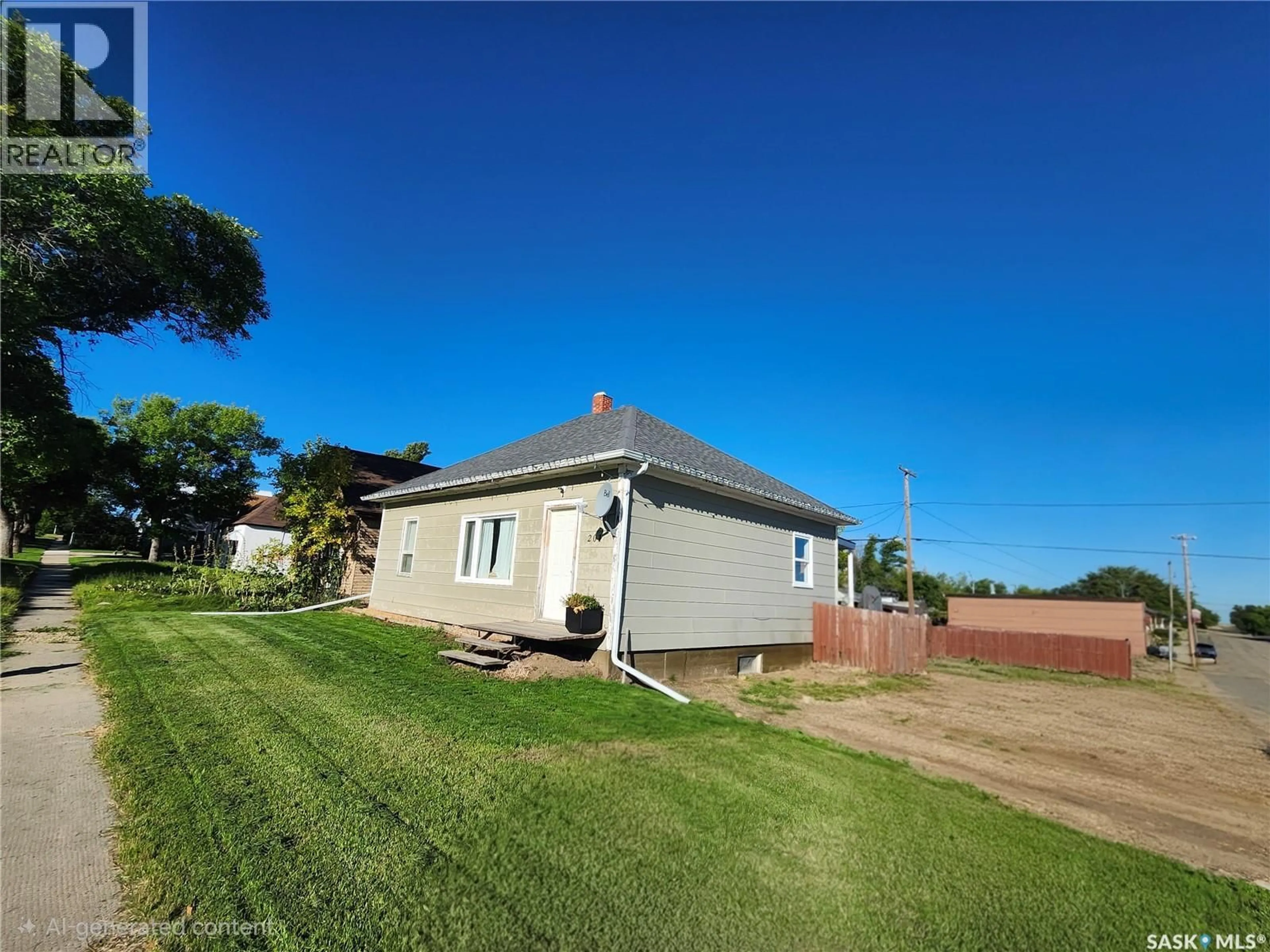 A pic from outside/outdoor area/front of a property/back of a property/a pic from drone, unknown for 201 1ST STREET, Cabri Saskatchewan S0N0J0