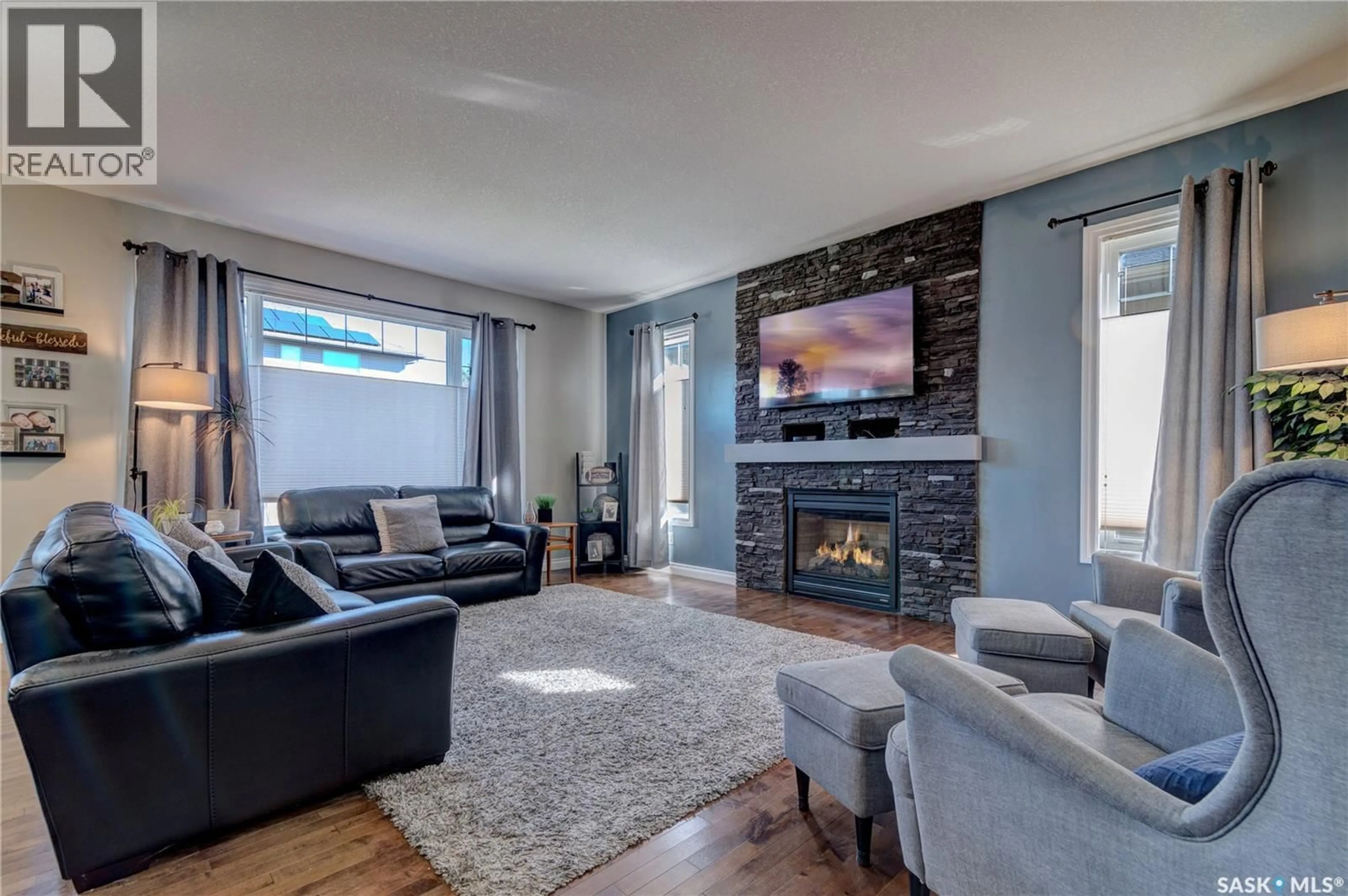 Living room with furniture, unknown for 4826 MAZINKE CRESCENT, Regina Saskatchewan S4X4V1