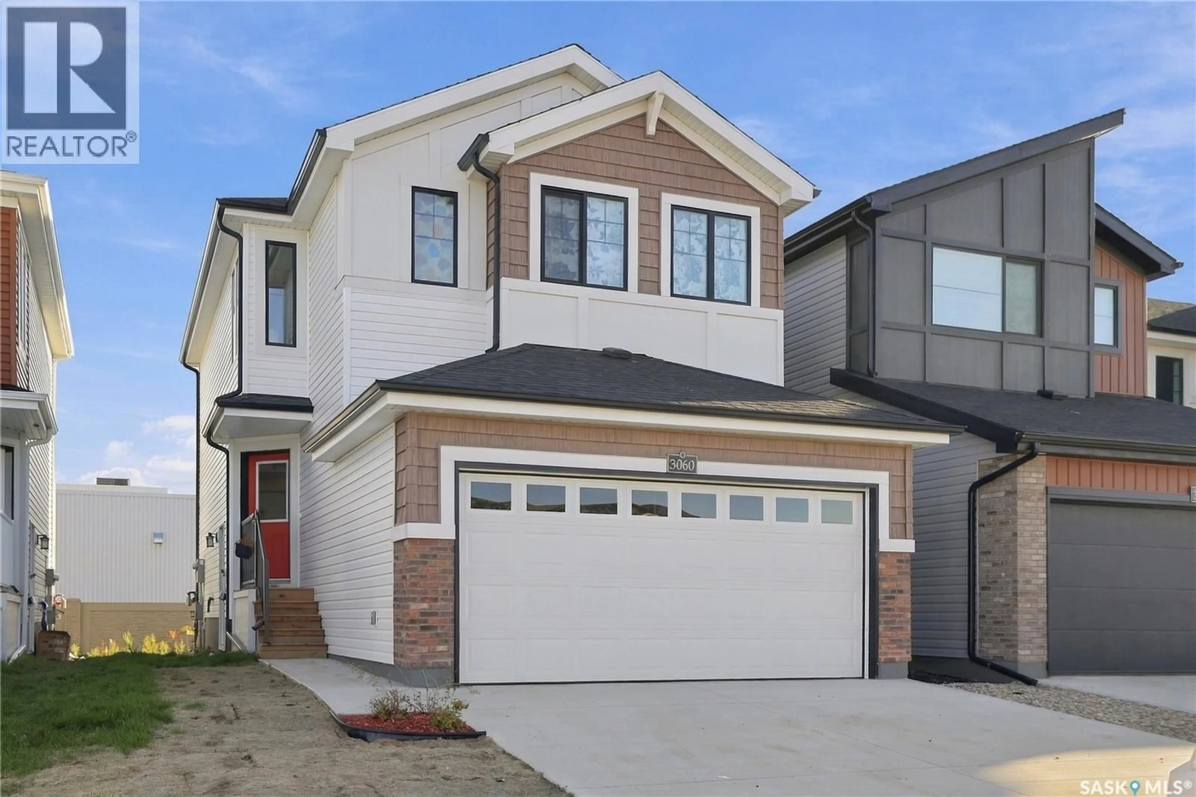 Home with vinyl exterior material, street for 3060 DUMONT WAY, Regina Saskatchewan S4V3Z3