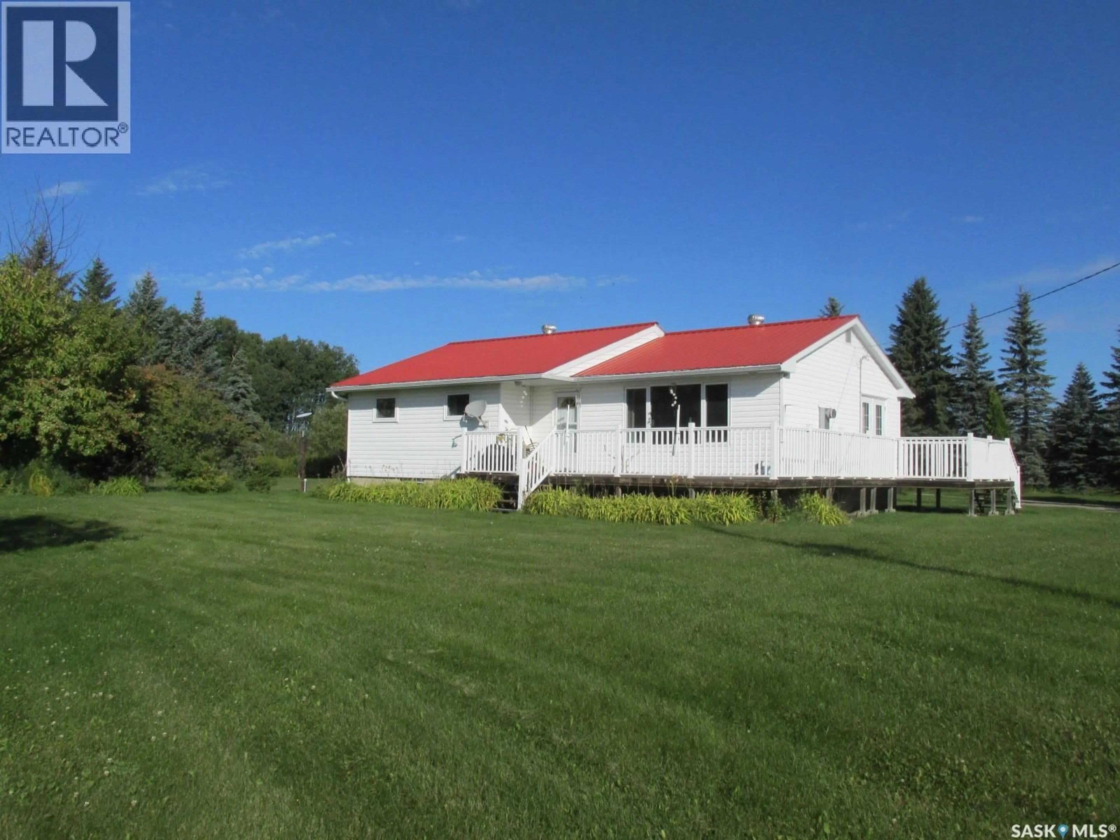 A pic from outside/outdoor area/front of a property/back of a property/a pic from drone, building for HOWDEN ACREAGE, Torch River Rm No. 488 Saskatchewan S0J0Z0