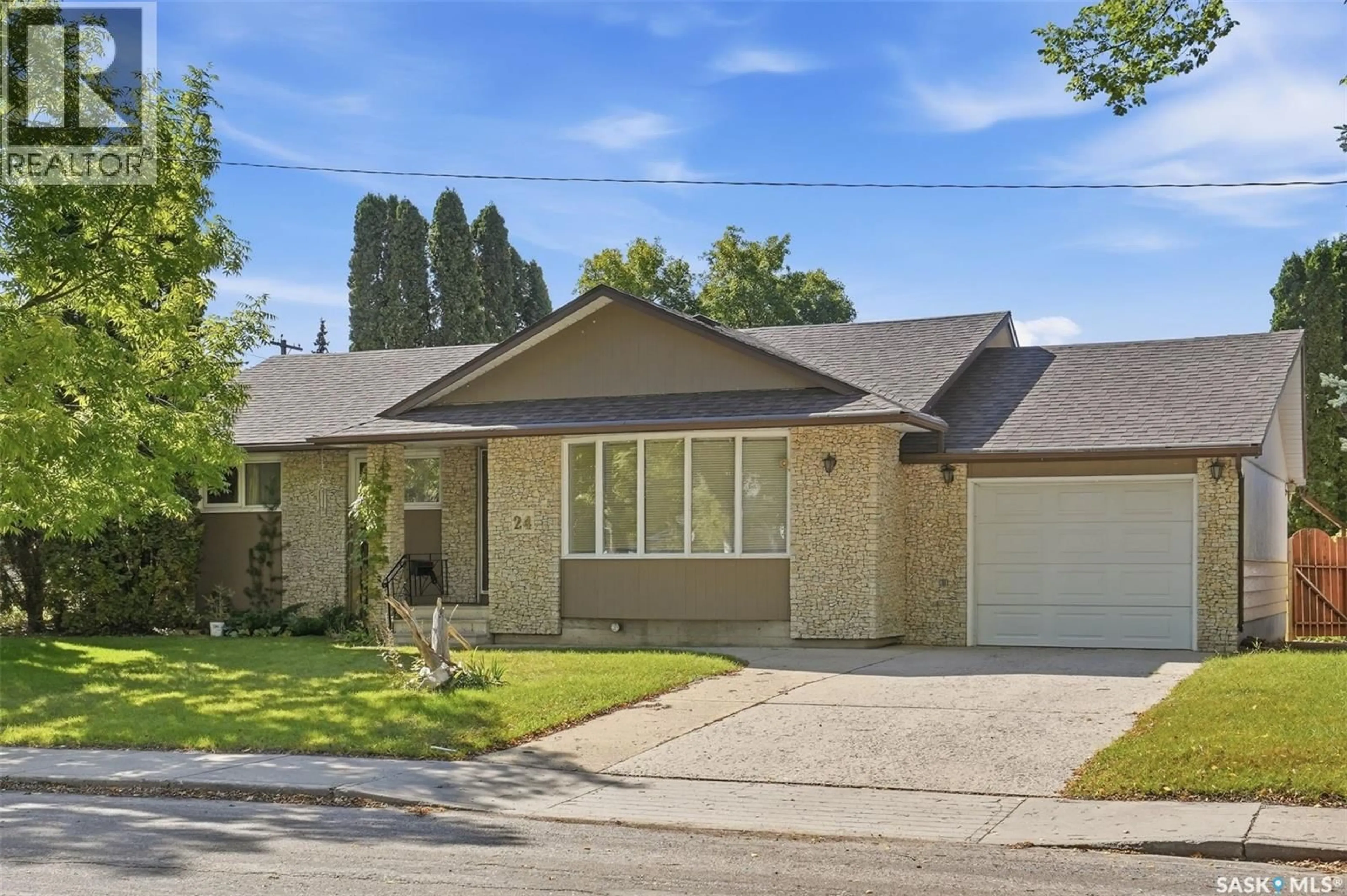 Home with brick exterior material, street for 24 HARRISON CRESCENT, Saskatoon Saskatchewan S7J2L1