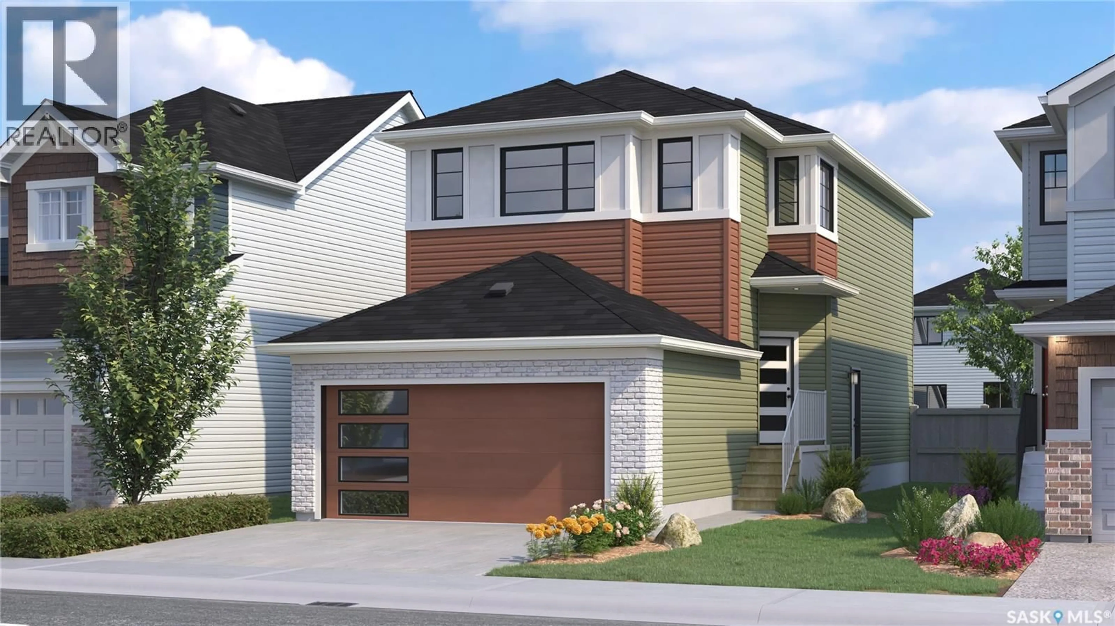 Home with brick exterior material, street for 2971 DUMONT WAY, Regina Saskatchewan S4V4E7