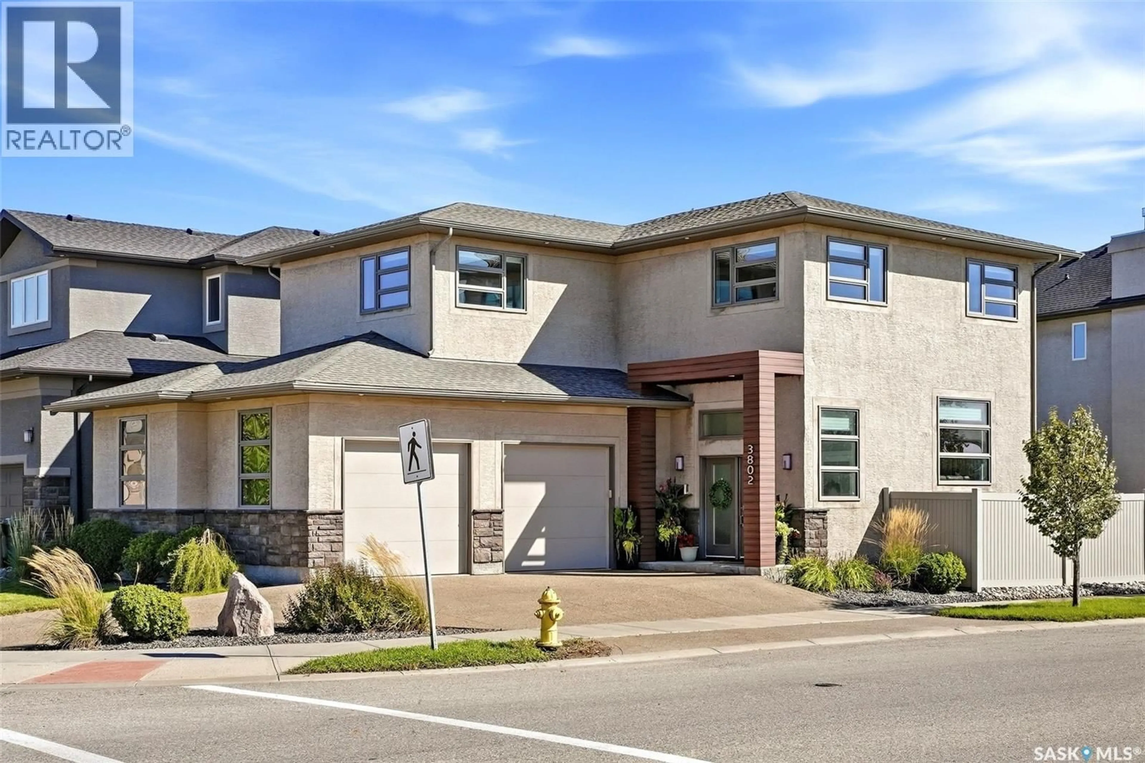 Home with brick exterior material, street for 3802 GOLDFINCH WAY, Regina Saskatchewan S4V1S4