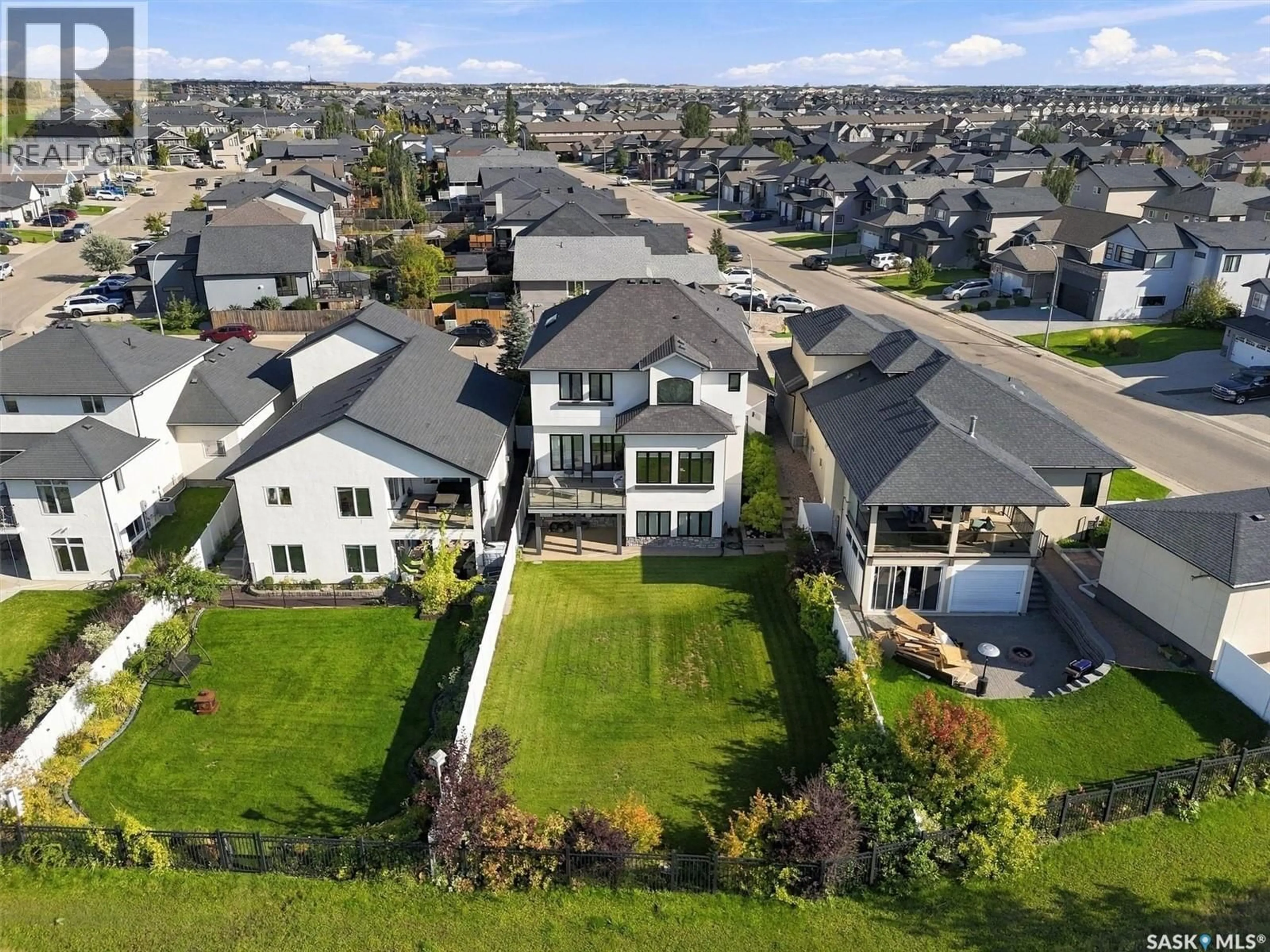 A pic from outside/outdoor area/front of a property/back of a property/a pic from drone, mountain view for 323 HASTINGS LANE, Saskatoon Saskatchewan S7V0C8