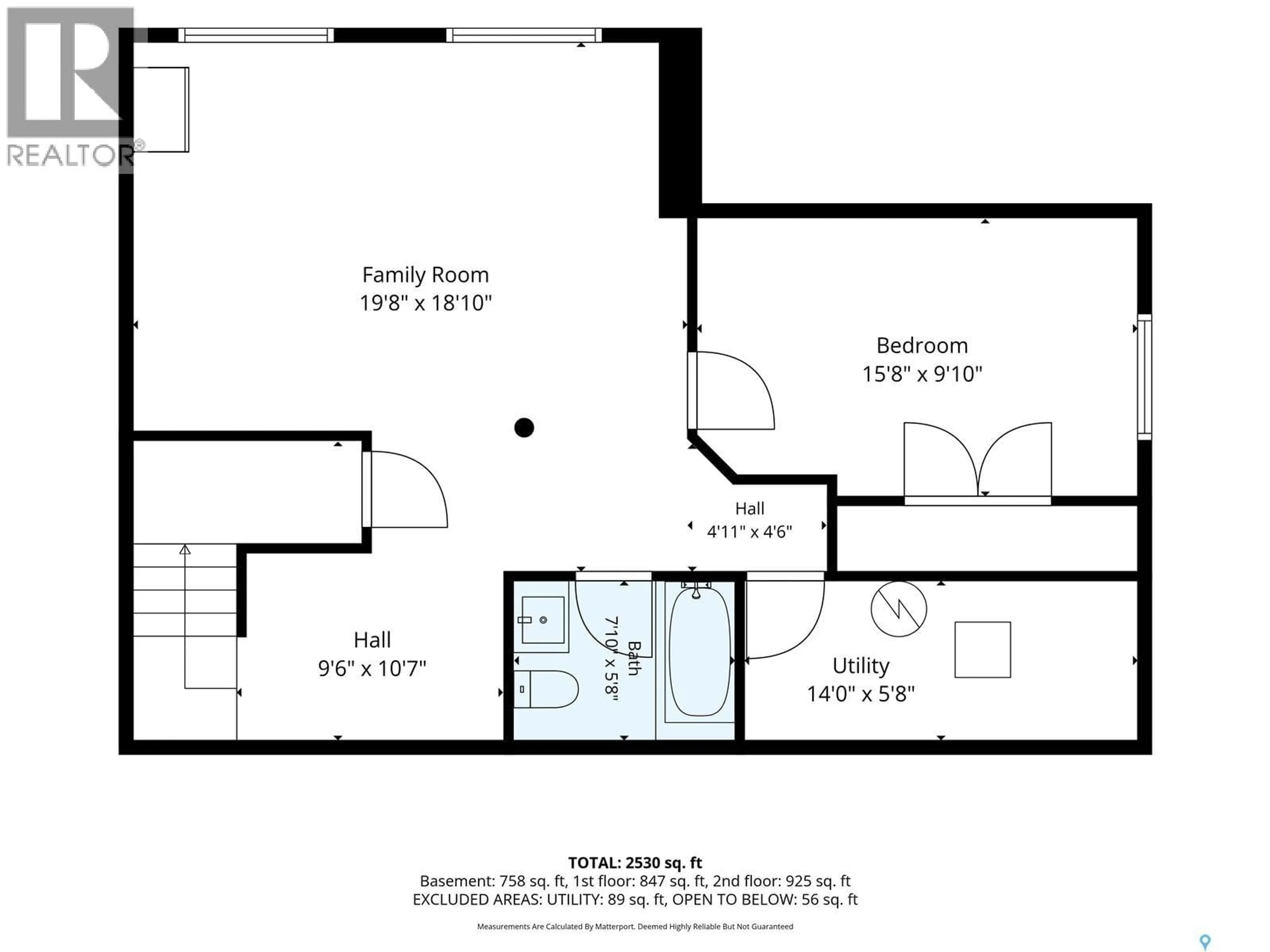Floor plan for 242 POHORECKY STREET, Saskatoon Saskatchewan S7W0J3