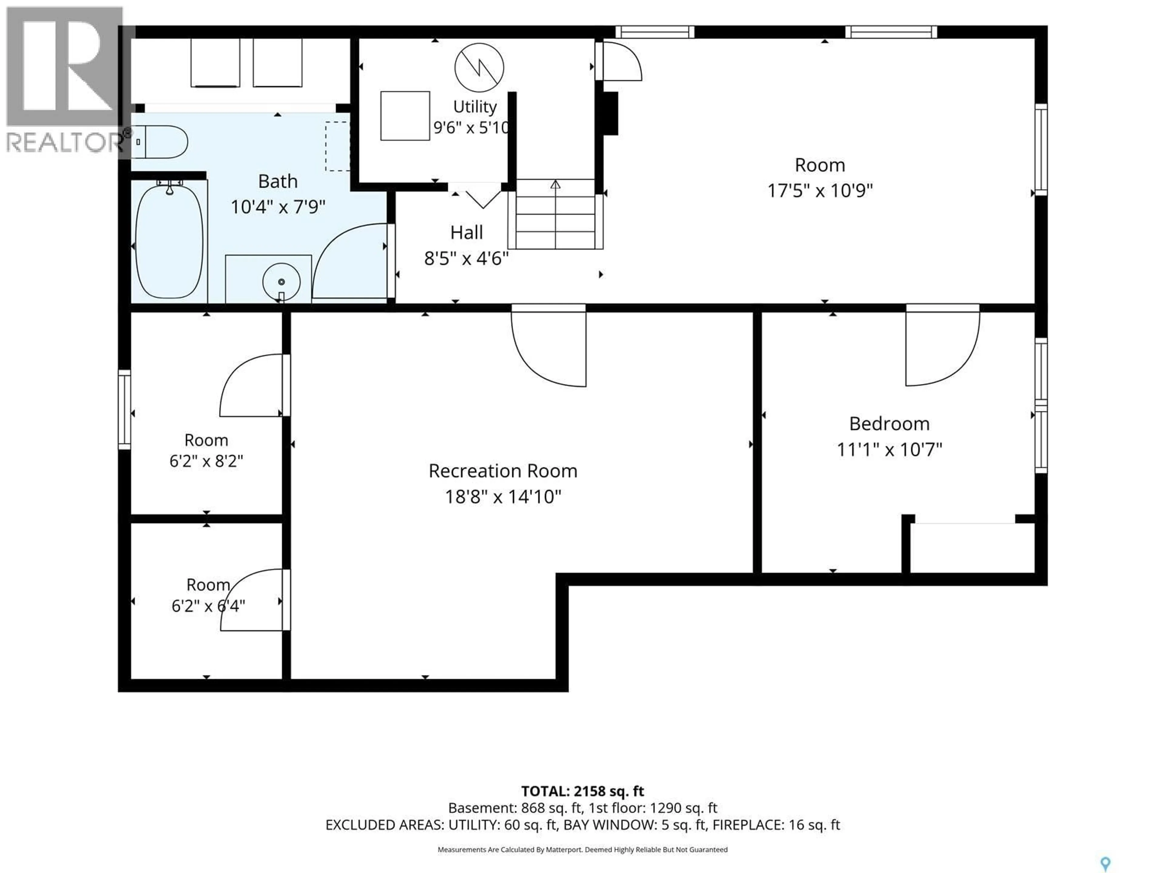 Floor plan for 1144 2ND STREET, Saskatoon Saskatchewan S7H1R5