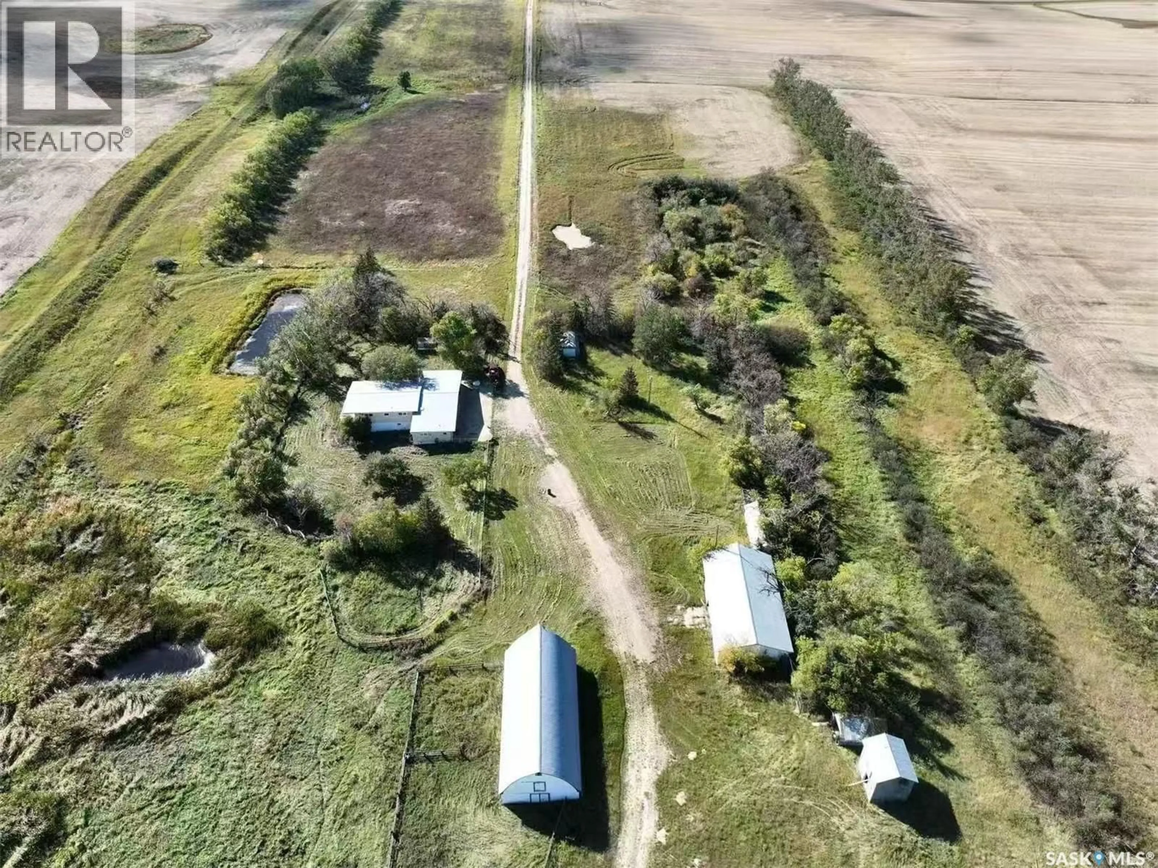 A pic from outside/outdoor area/front of a property/back of a property/a pic from drone, street for 70 - 25.45 ACRE ACREAGE RM, Key West Rm No. 70 Saskatchewan S0H2C0