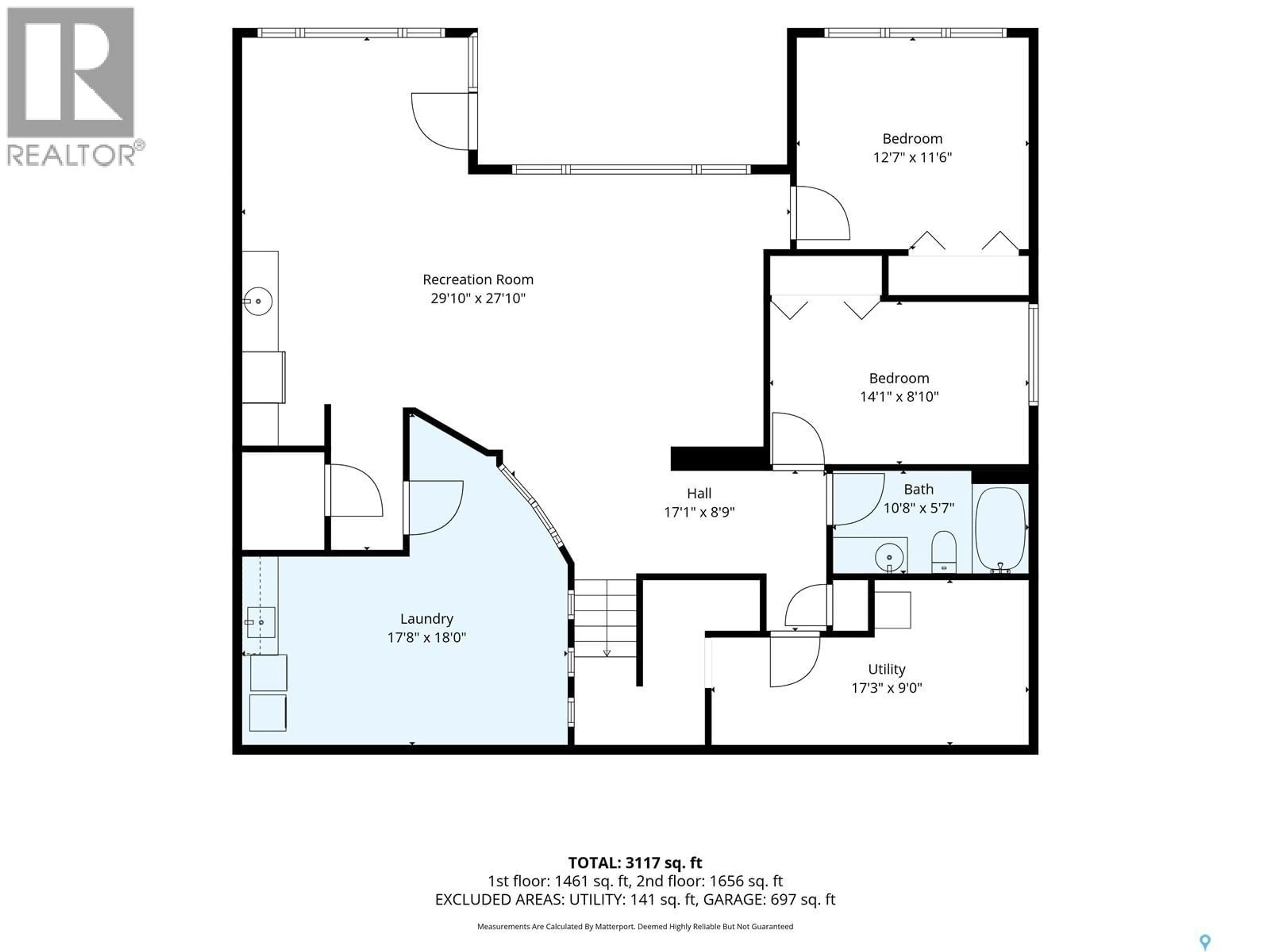 Floor plan for 526 HARTLEY TERRACE, Saskatoon Saskatchewan S7T0E6