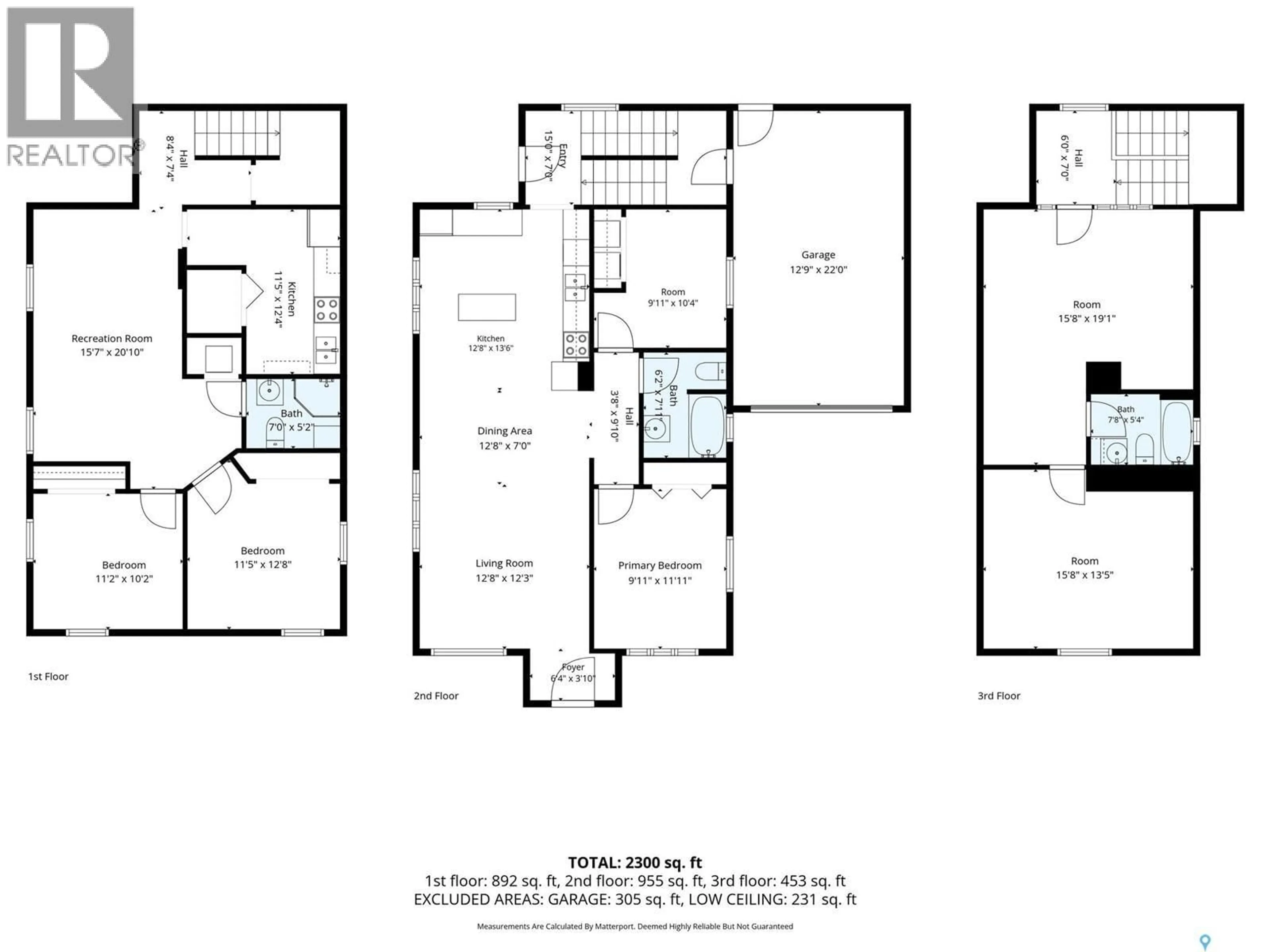 Floor plan for 333 J AVENUE, Saskatoon Saskatchewan S7M2A4