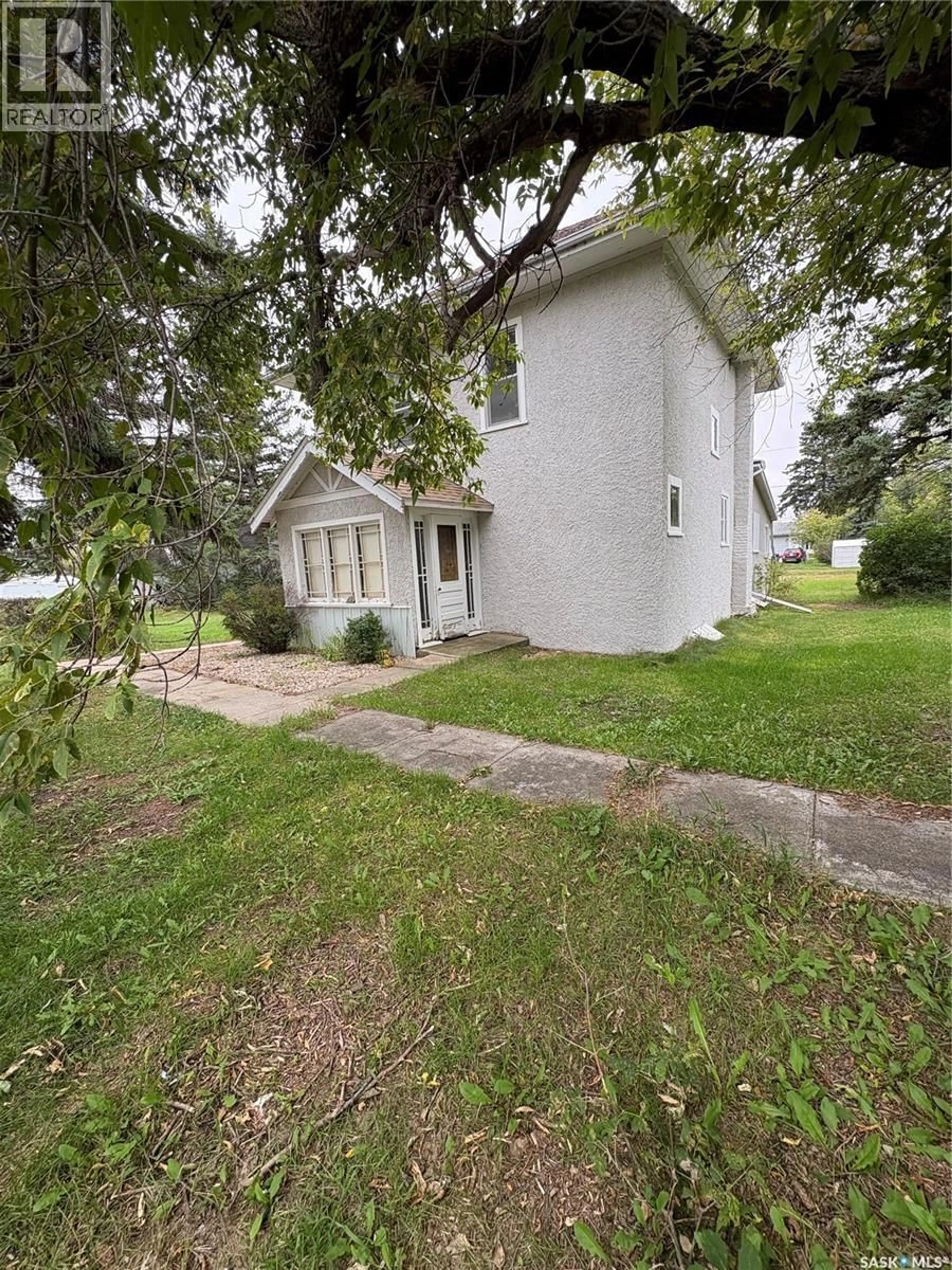 A pic from outside/outdoor area/front of a property/back of a property/a pic from drone, street for 232 BURTON STREET, Abernethy Saskatchewan S0A0A0