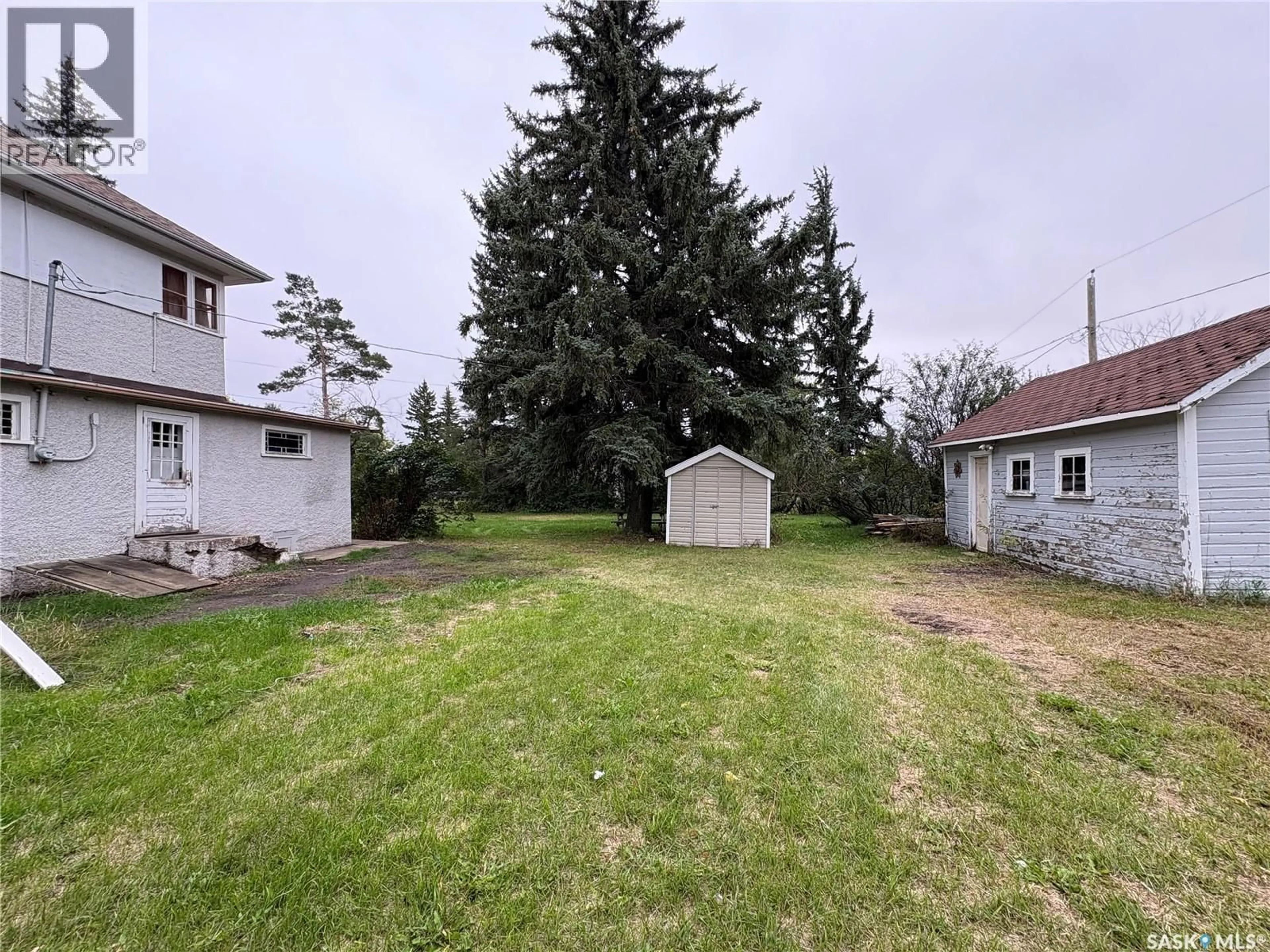 A pic from outside/outdoor area/front of a property/back of a property/a pic from drone, unknown for 232 BURTON STREET, Abernethy Saskatchewan S0A0A0