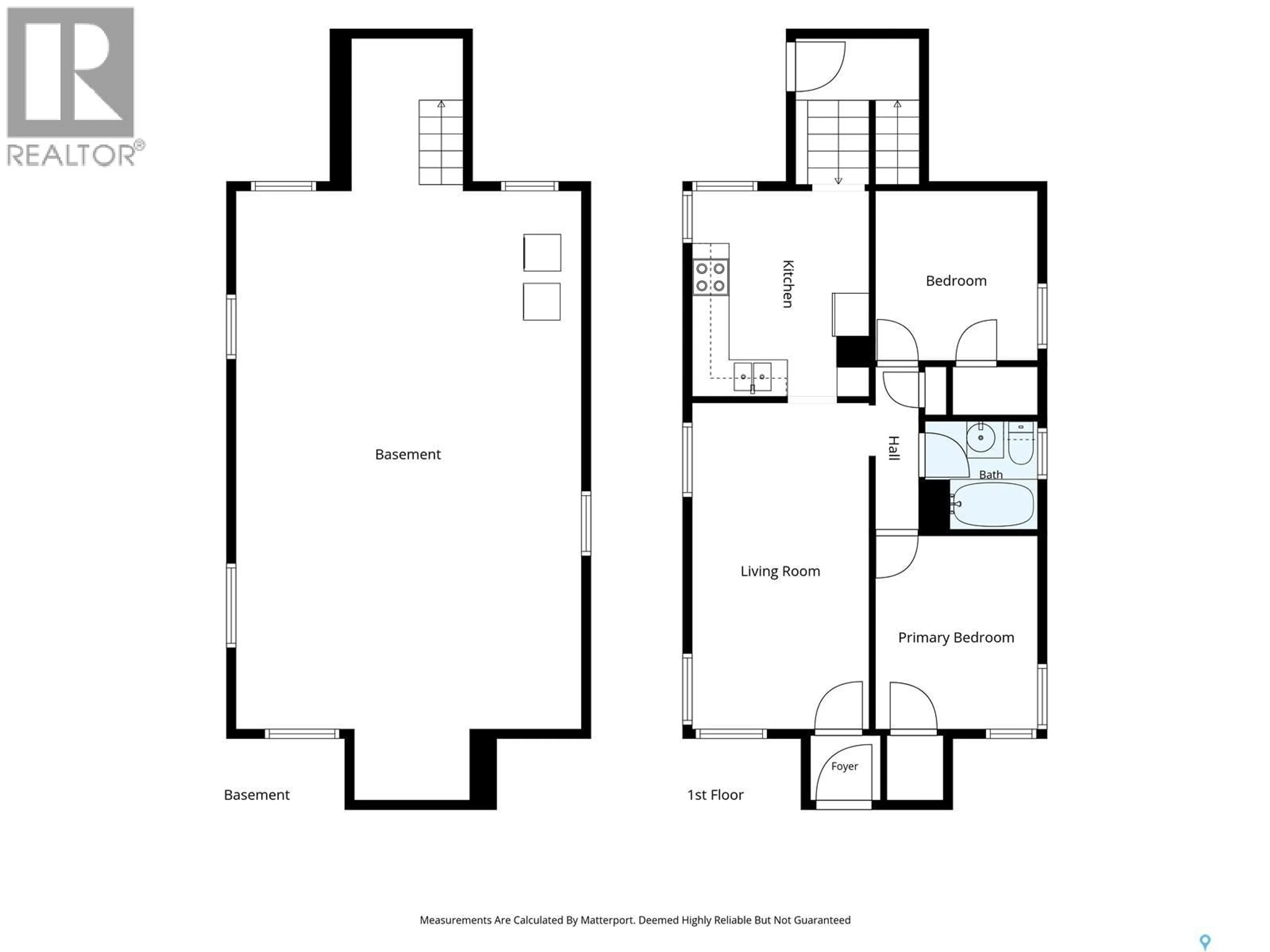 Floor plan for 1280 KING STREET, Regina Saskatchewan S4T4E9