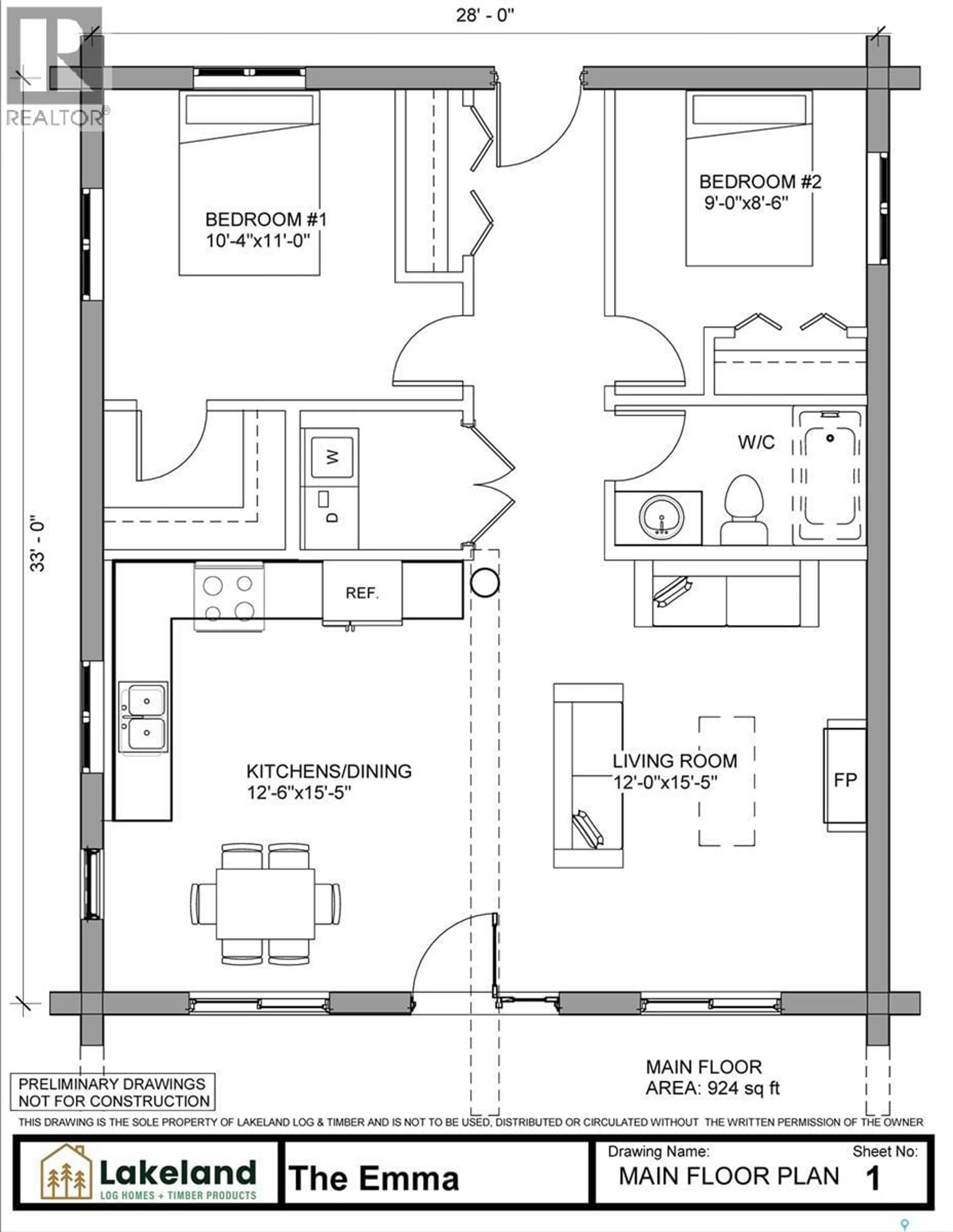 Floor plan for 48 BRYDEN ROAD, Dundurn Rm No. 314 Saskatchewan S0G2E0