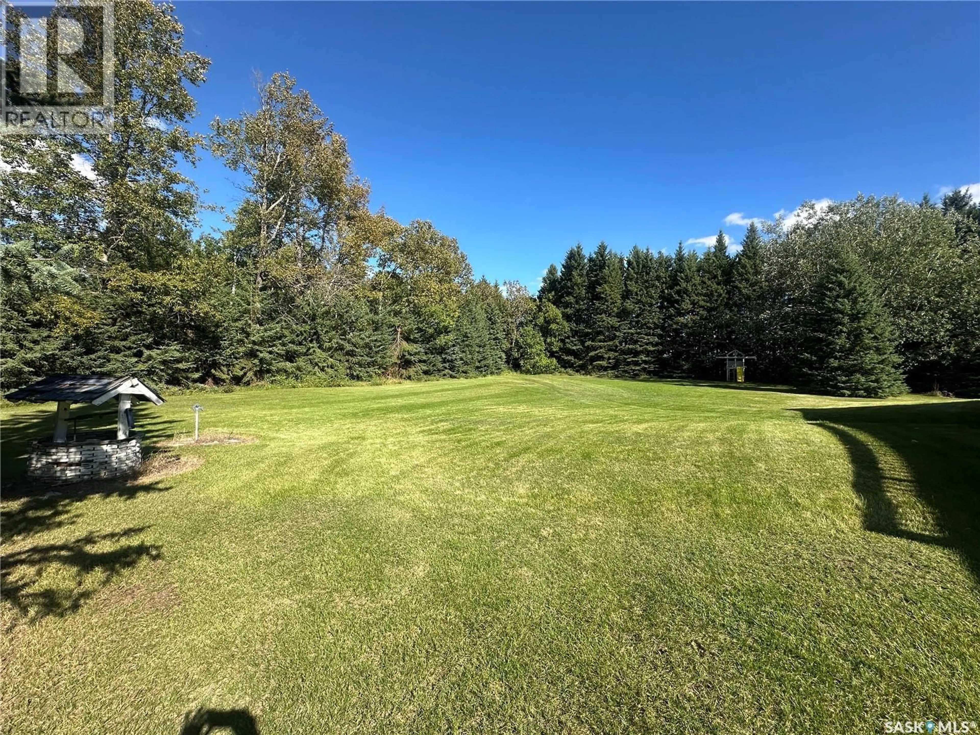 A pic from outside/outdoor area/front of a property/back of a property/a pic from drone, forest/trees view for LUCAS ACREAGE, Barrier Valley Rm No. 397 Saskatchewan S0E1T0