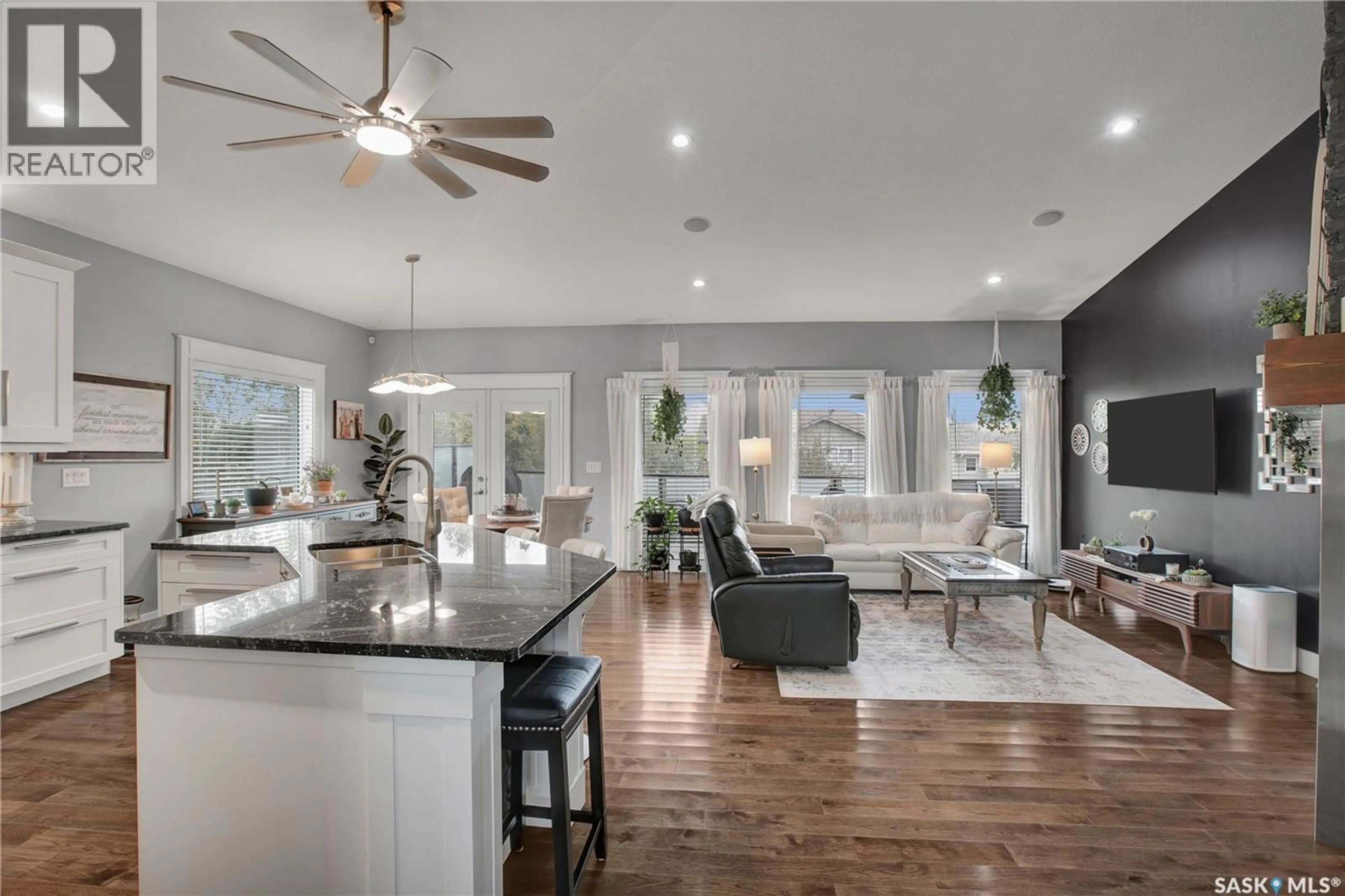 Open concept kitchen, ceramic/tile floor for 908 HAMM TERRACE, Martensville Saskatchewan S0K2A0
