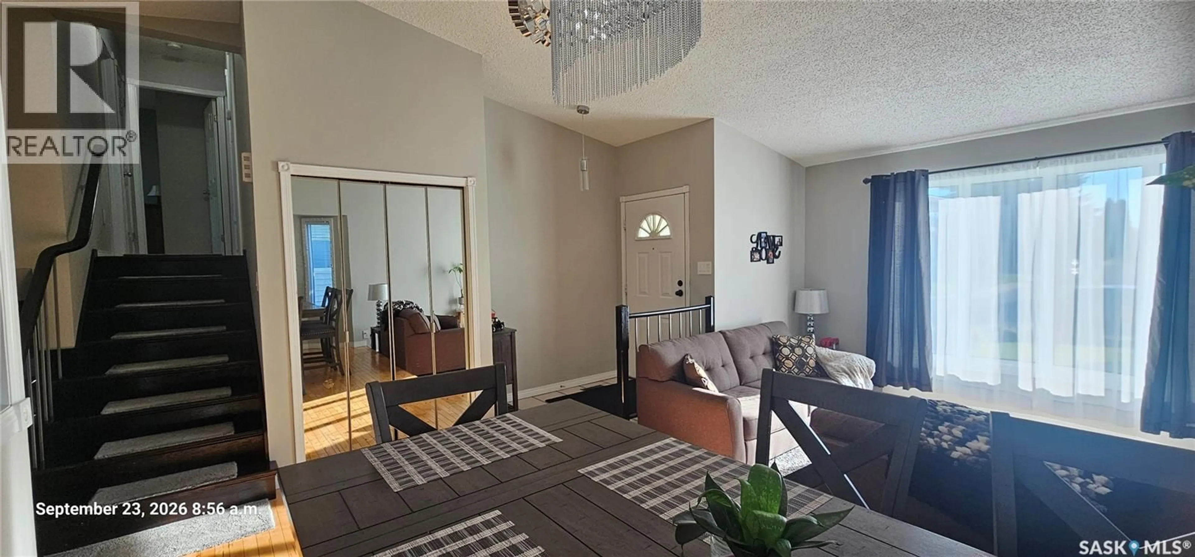 Dining room, wood/laminate floor for 359 NORDSTRUM ROAD, Saskatoon Saskatchewan S7K6P9