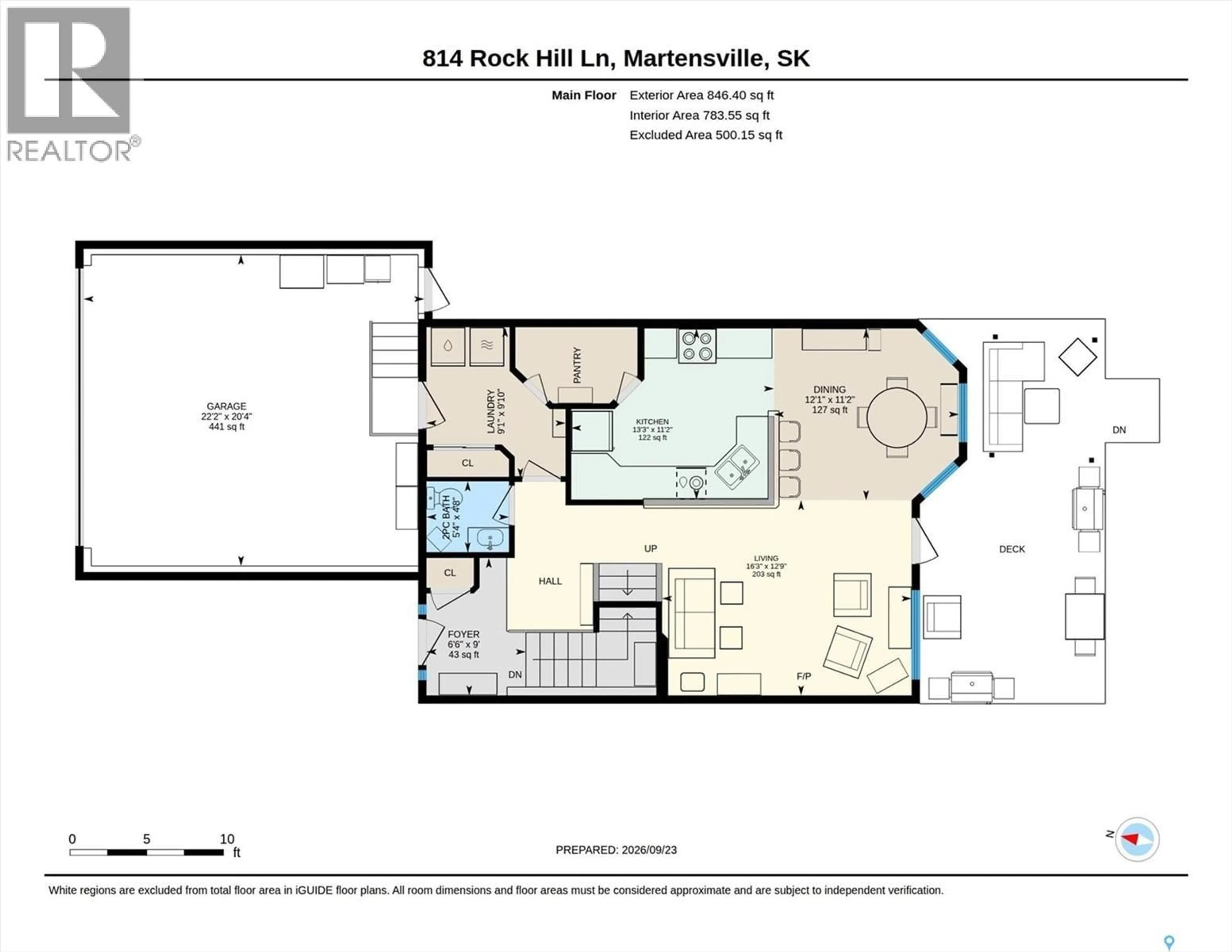 Floor plan for 814 ROCK HILL LANE, Martensville Saskatchewan S0K0A2