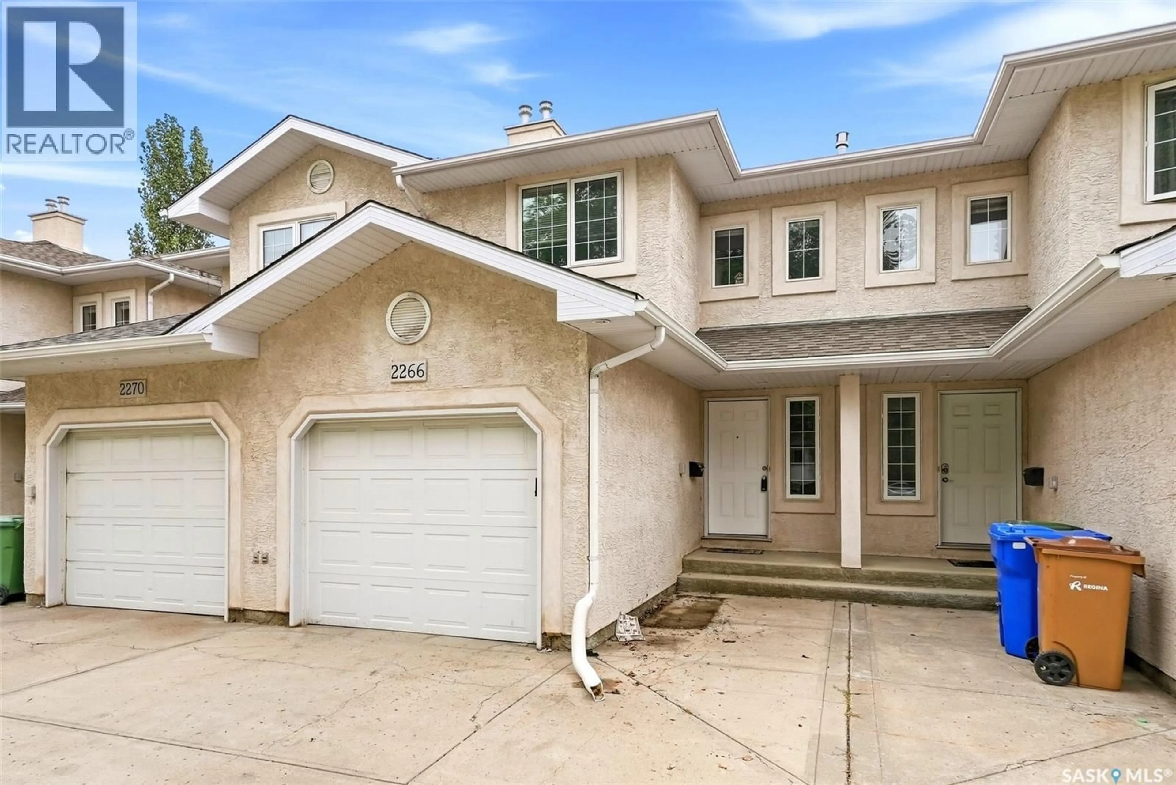 Home with vinyl exterior material, street for 2266 ATKINSON STREET, Regina Saskatchewan S4N7R2