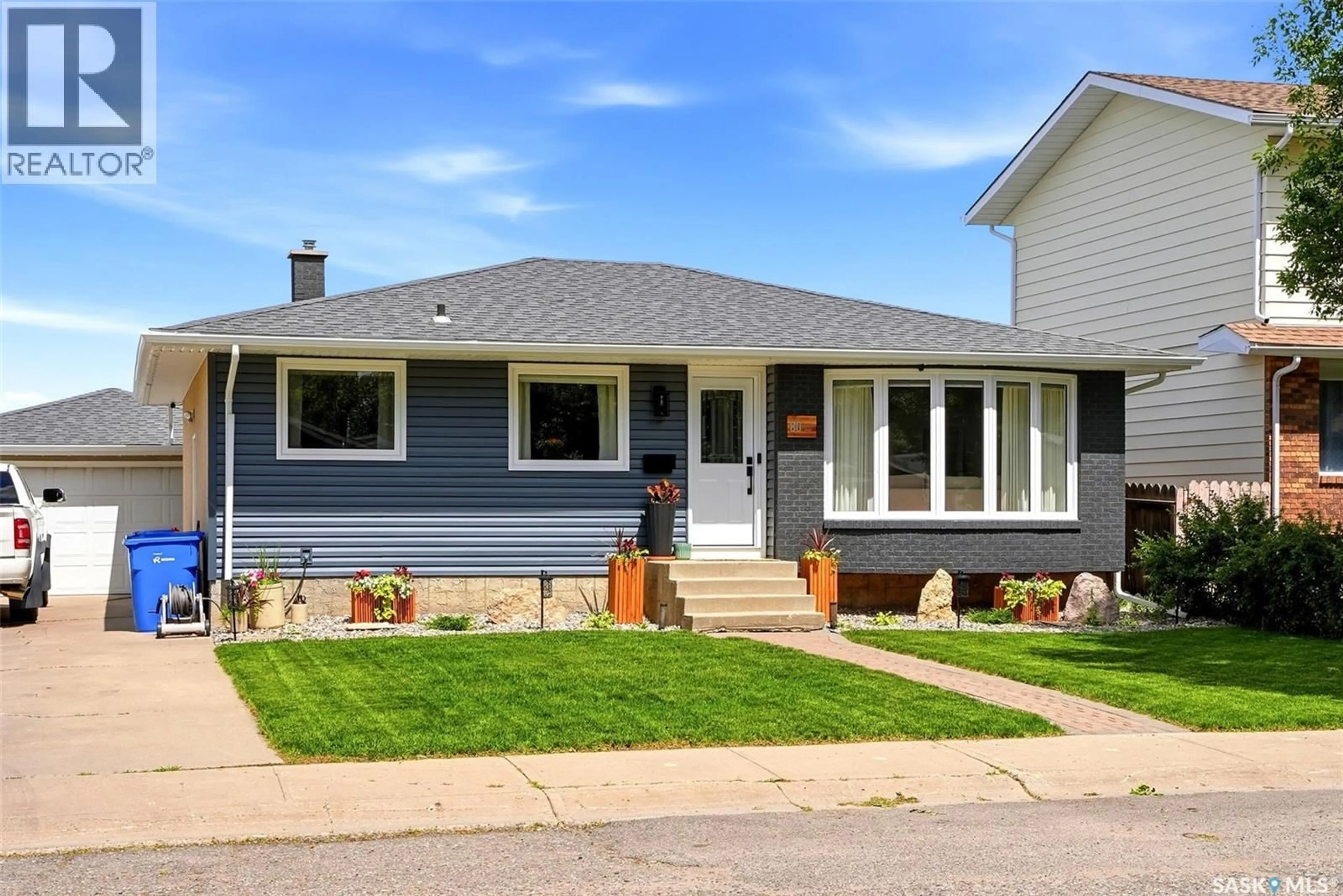 Home with vinyl exterior material, street for 80 EDEN AVENUE, Regina Saskatchewan S4T7A5