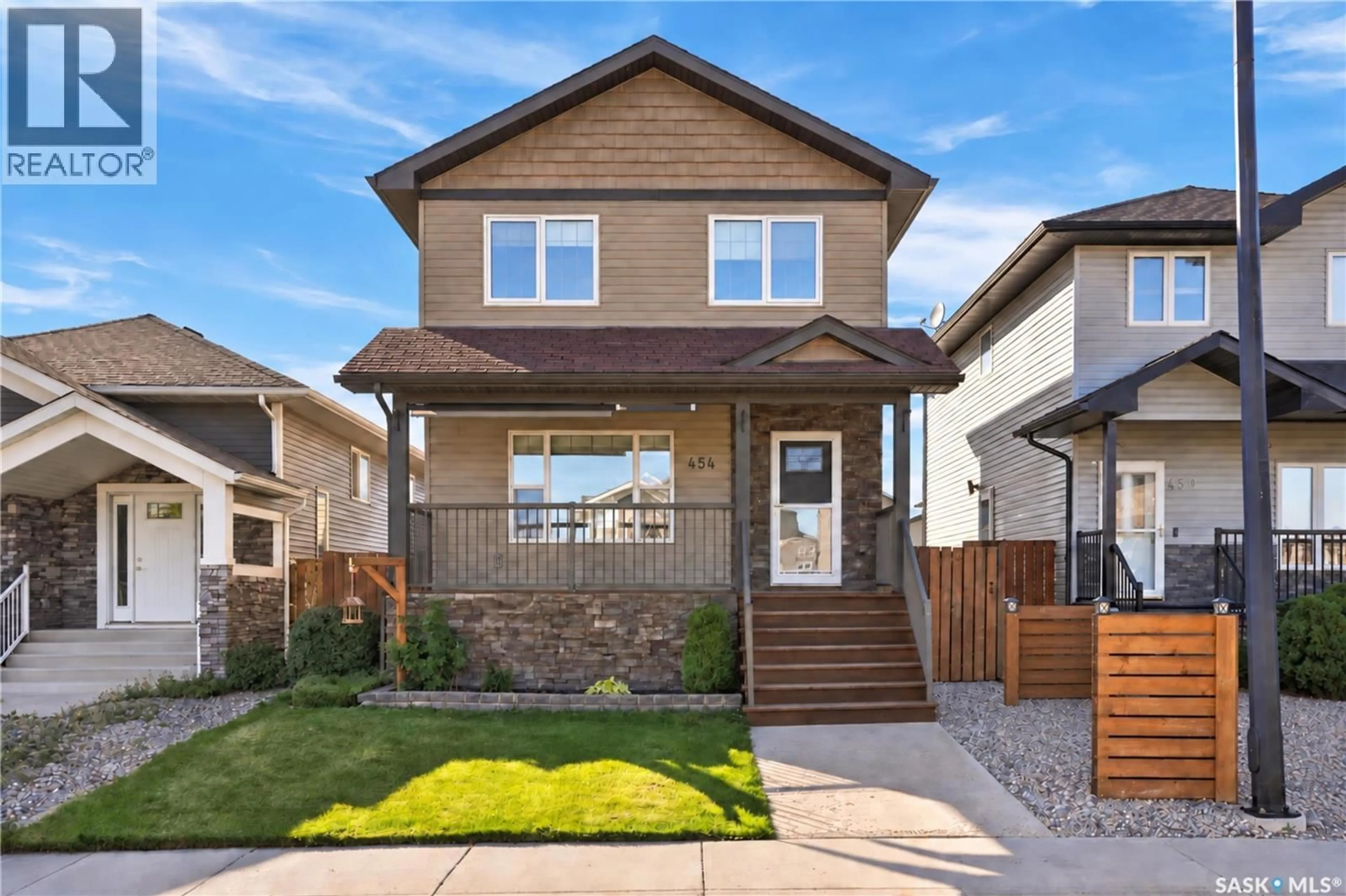 Home with brick exterior material, street for 454 GEARY CRESCENT, Saskatoon Saskatchewan S7R0E7