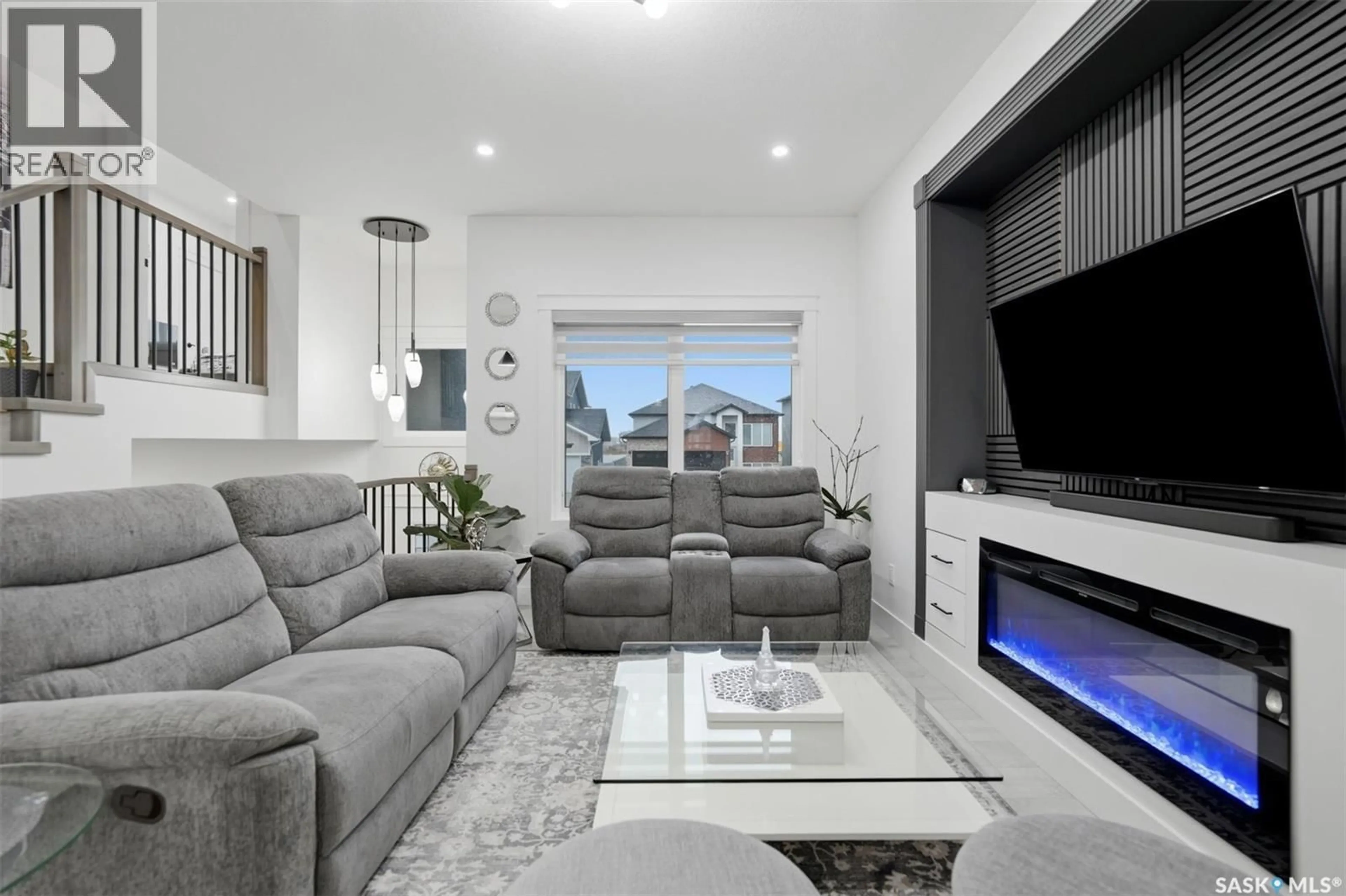 Living room with furniture, unknown for 183 MAZUREK CRESCENT, Saskatoon Saskatchewan S7V1S2