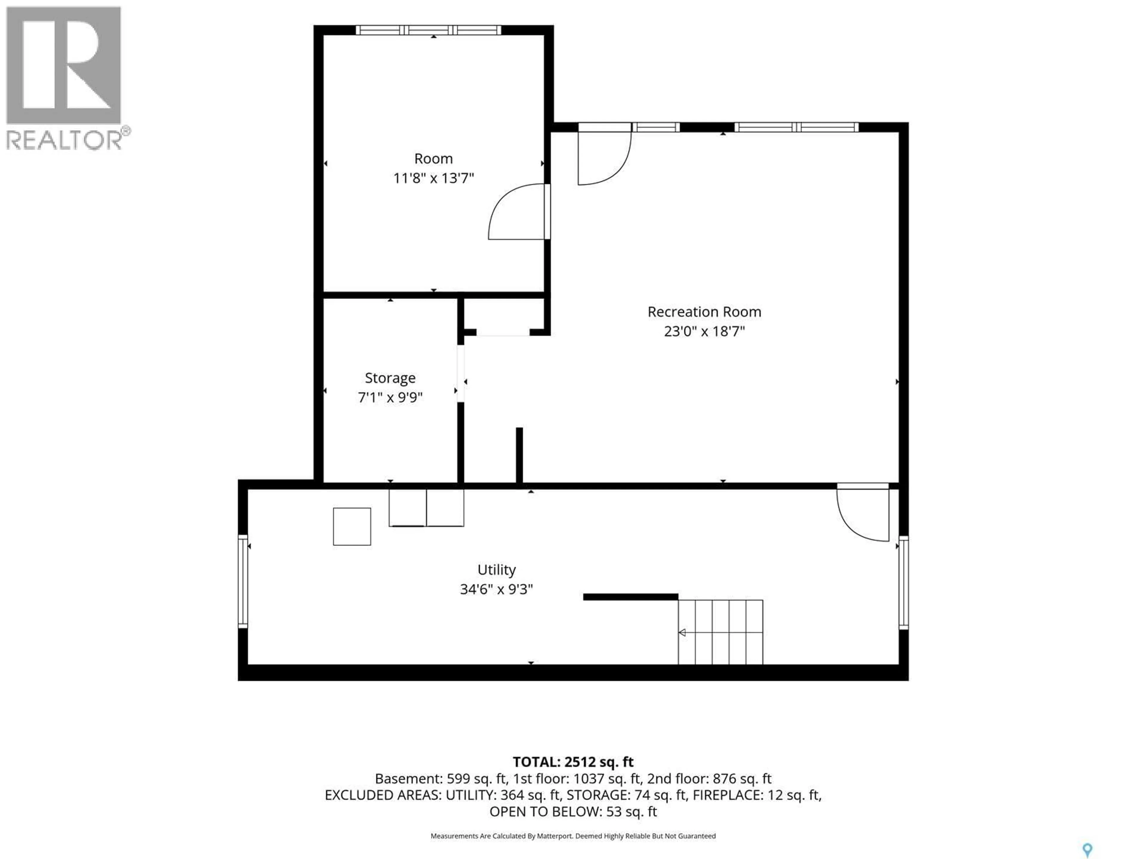 Floor plan for 01 WILLOW DRIVE, Pike Lake Provincial Park Saskatchewan S7K1N2
