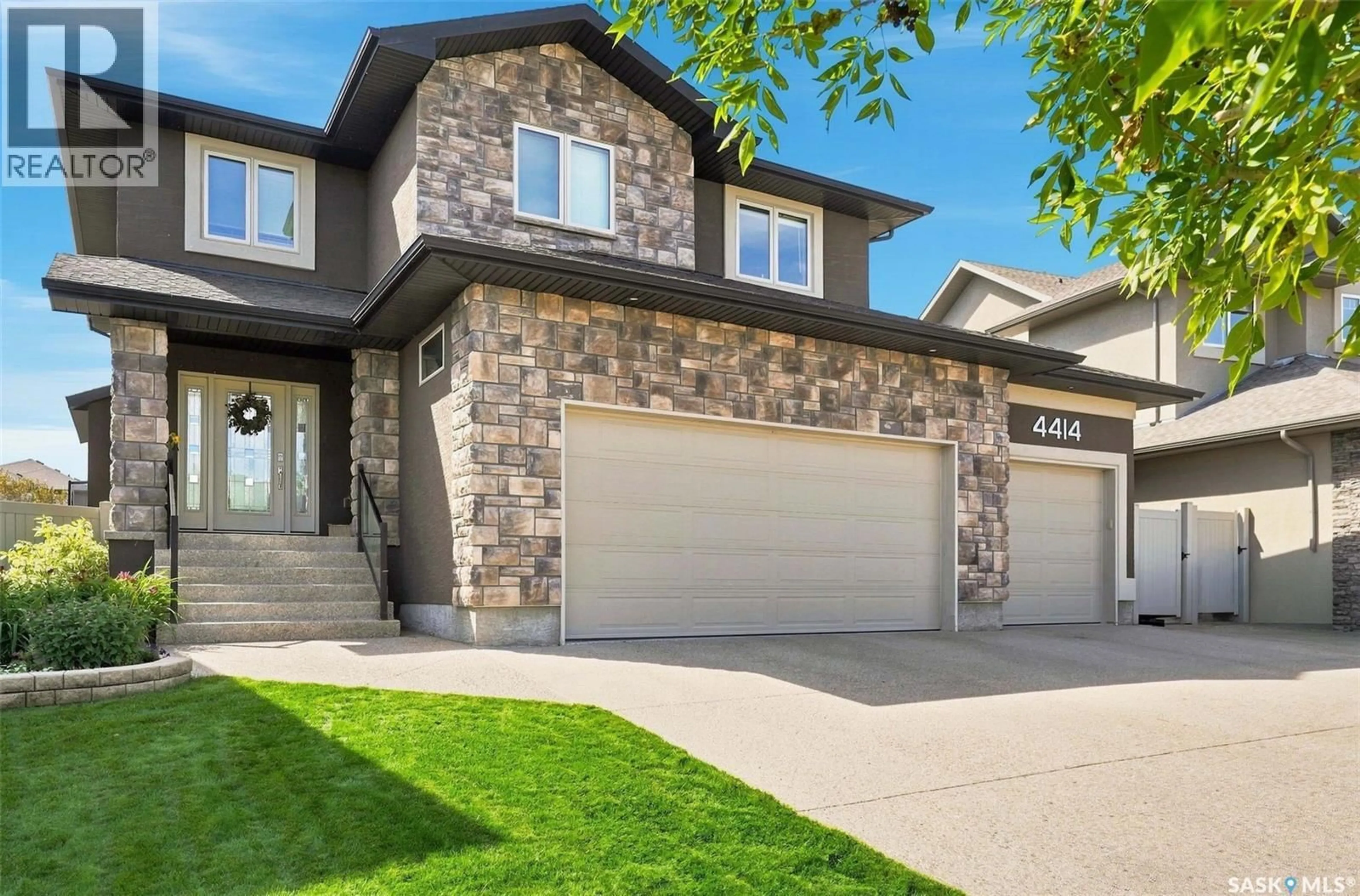 Home with brick exterior material, street for 4414 SANDPIPER CRESCENT, Regina Saskatchewan S4V1N3
