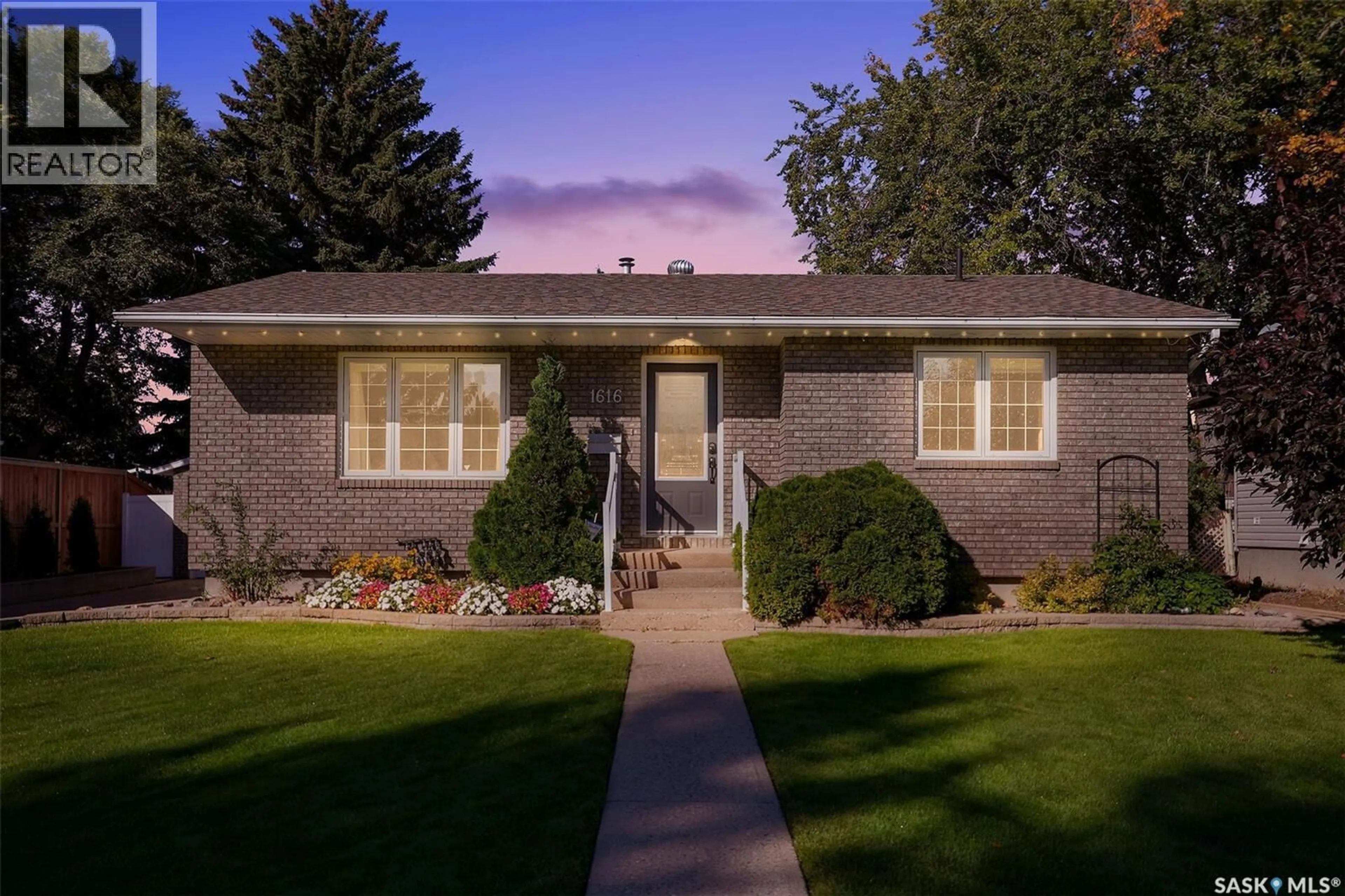 Home with brick exterior material, street for 1616 MARSHAL CRESCENT, Moose Jaw Saskatchewan S6H3G6