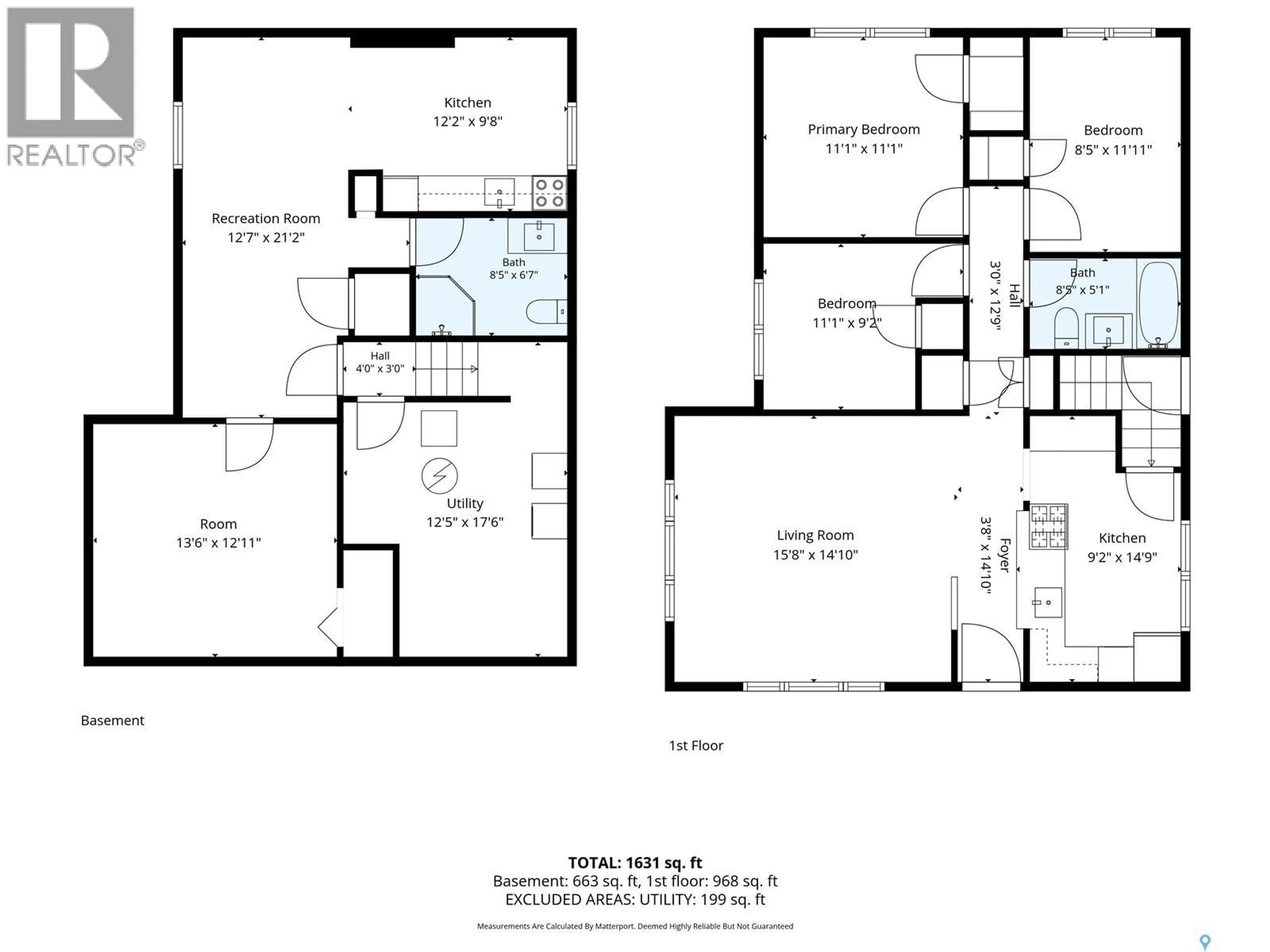 Floor plan for 1118 2ND STREET, Saskatoon Saskatchewan S7H1R5