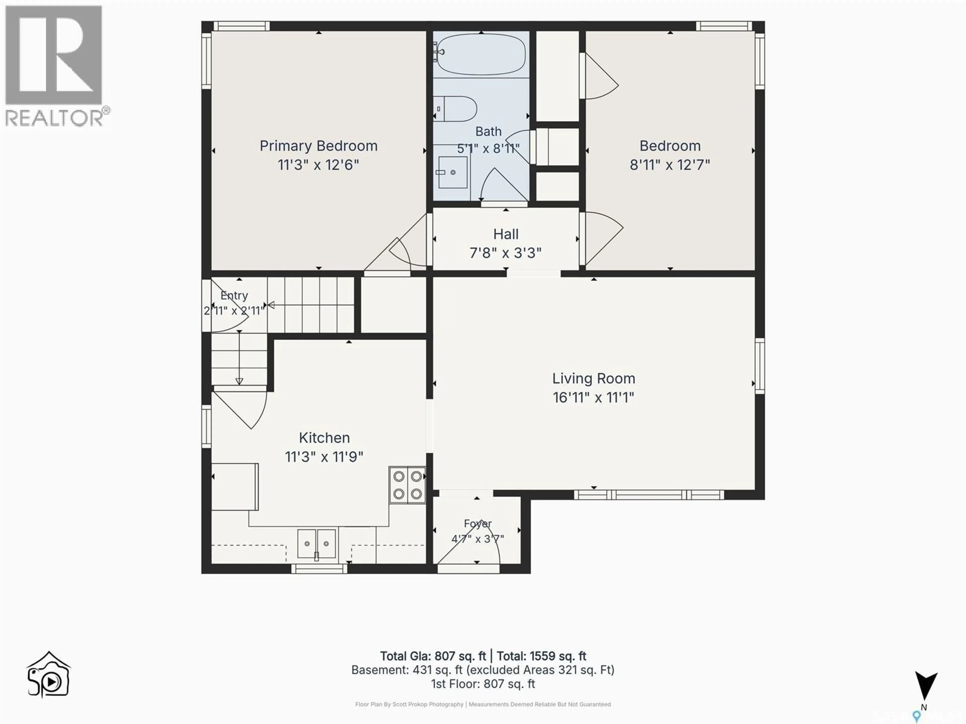 Floor plan for 109 108TH STREET, Saskatoon Saskatchewan S7N1P3