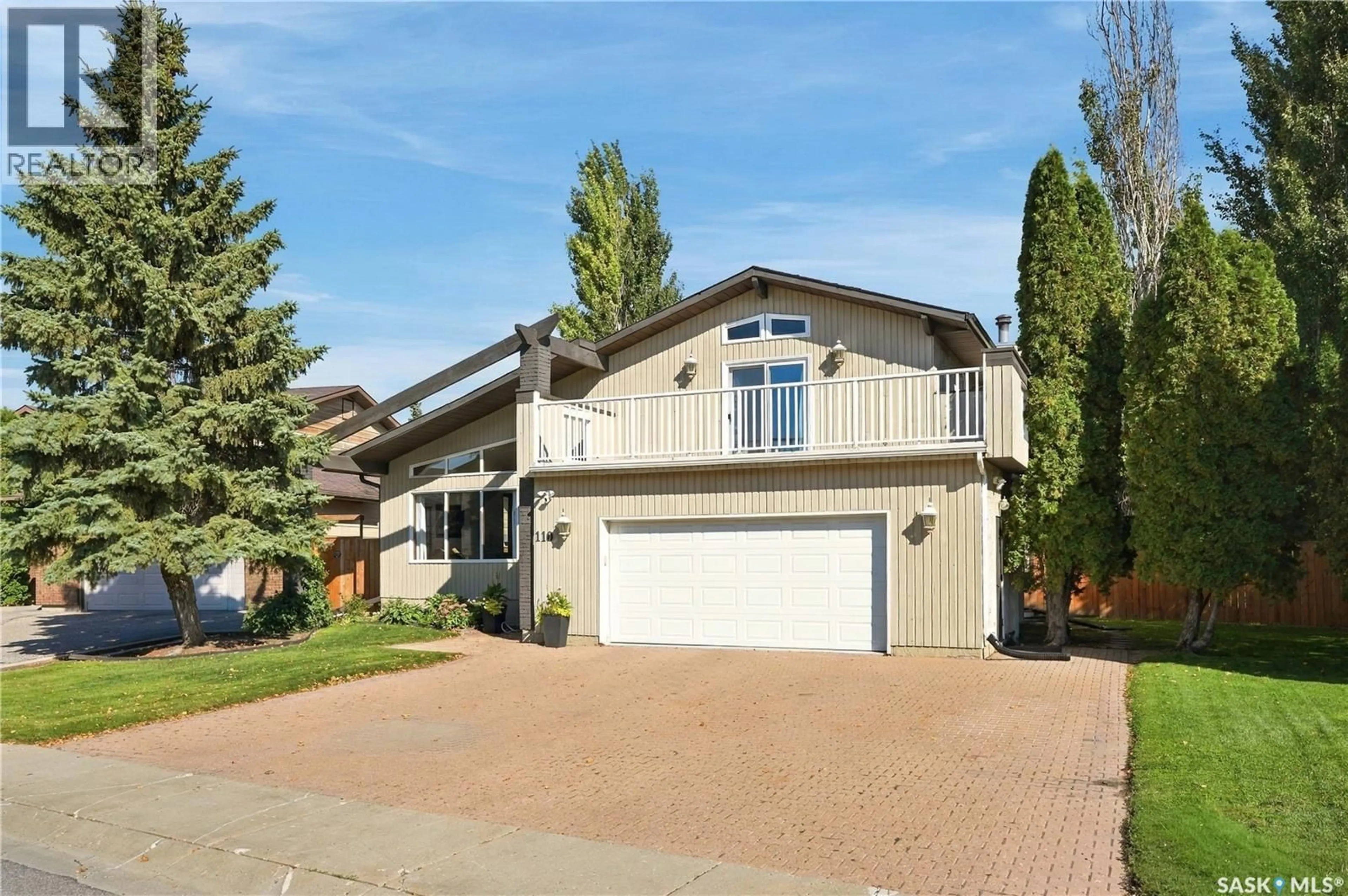 Home with brick exterior material, street for 110 TROTCHIE CRESCENT, Saskatoon Saskatchewan S7K7V8