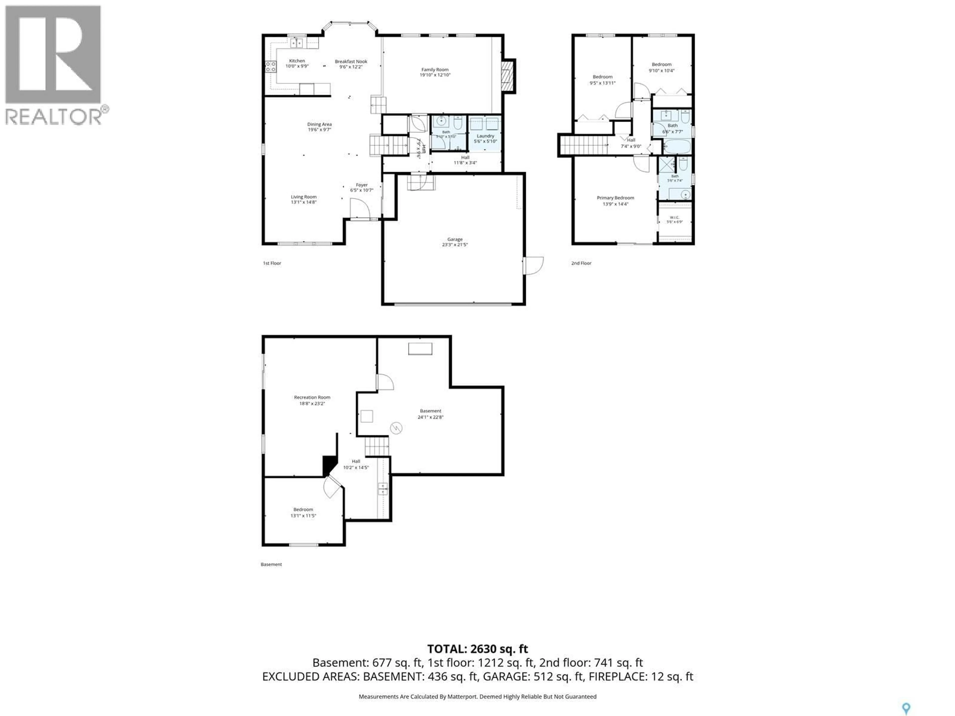 Floor plan for 110 TROTCHIE CRESCENT, Saskatoon Saskatchewan S7K7V8