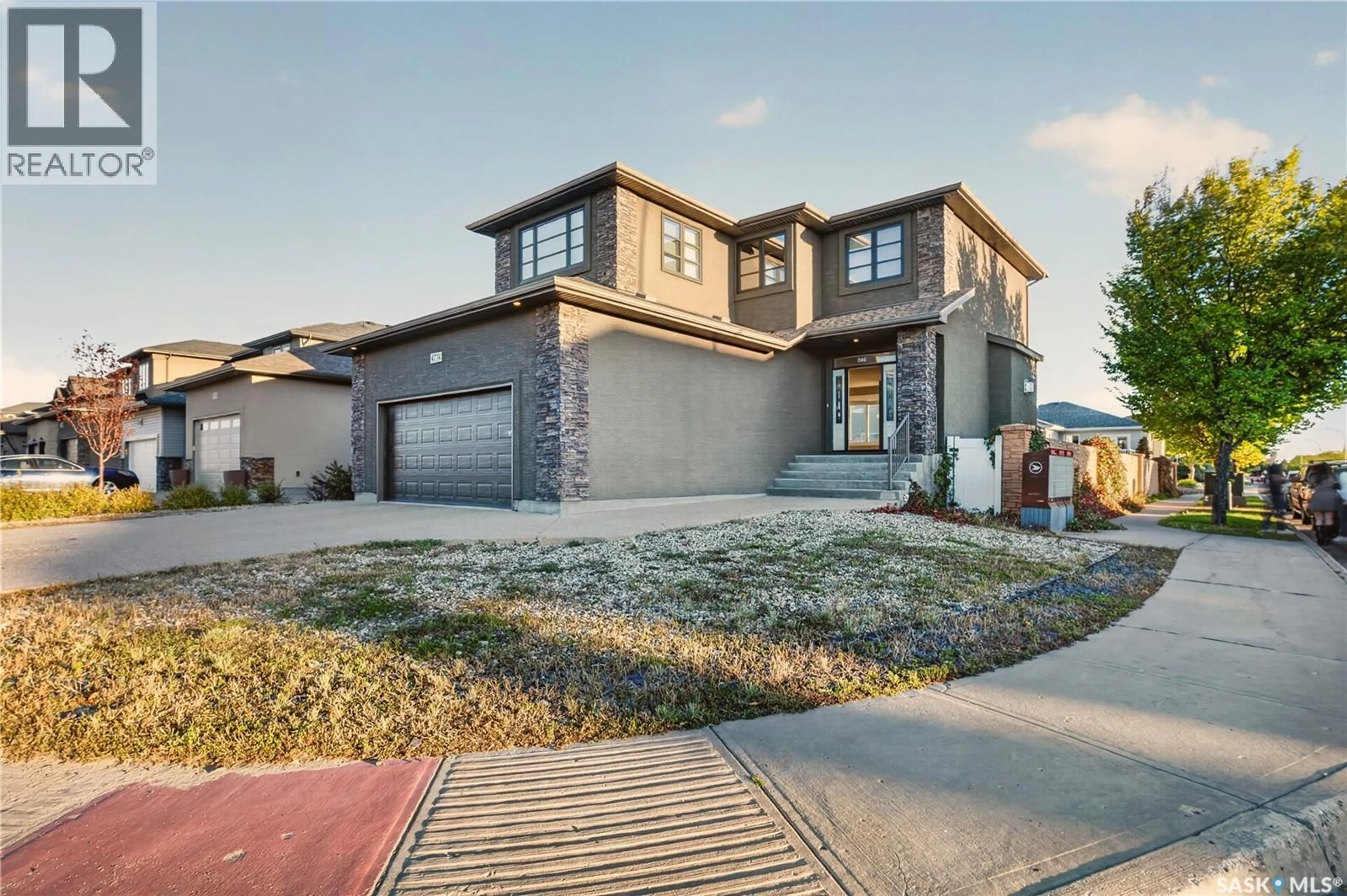 Home with brick exterior material, street for 4774 SKINNER CRESCENT, Regina Saskatchewan S4W0A4