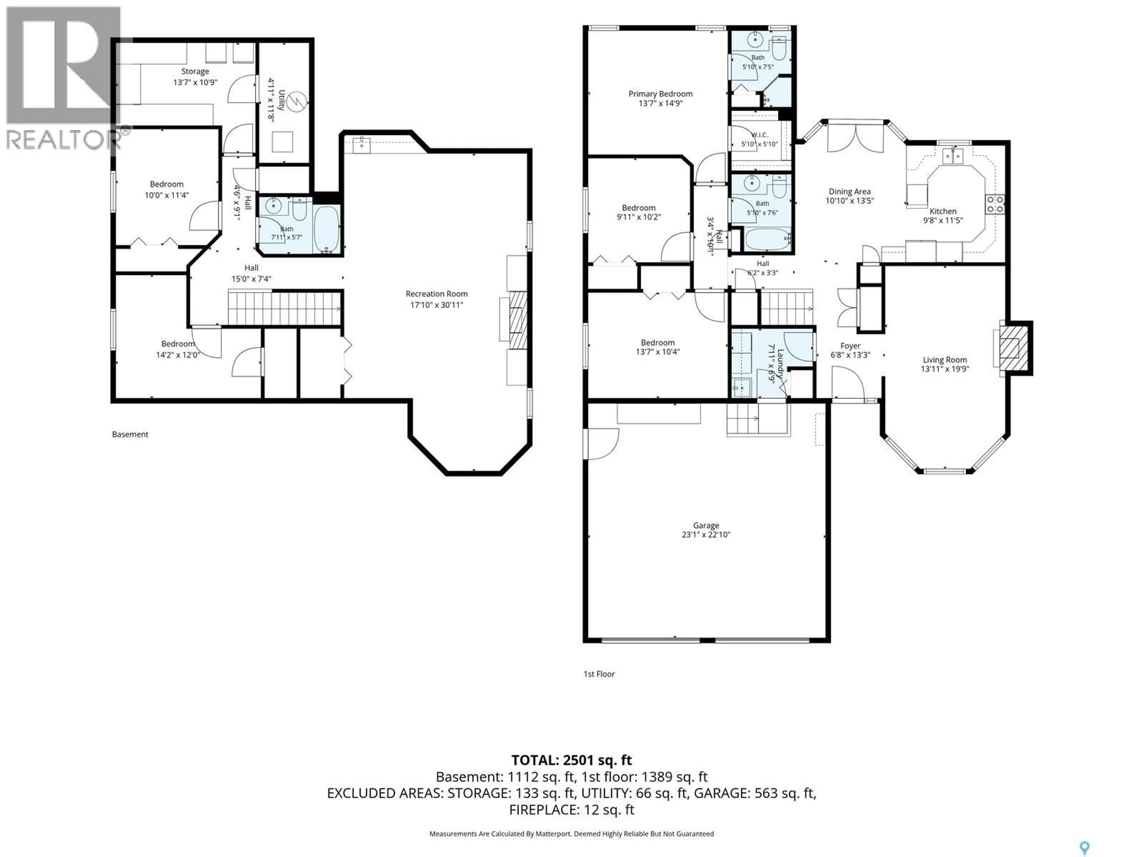Floor plan for E - 3222 PEYSON BAY, Regina Saskatchewan S4V2W8