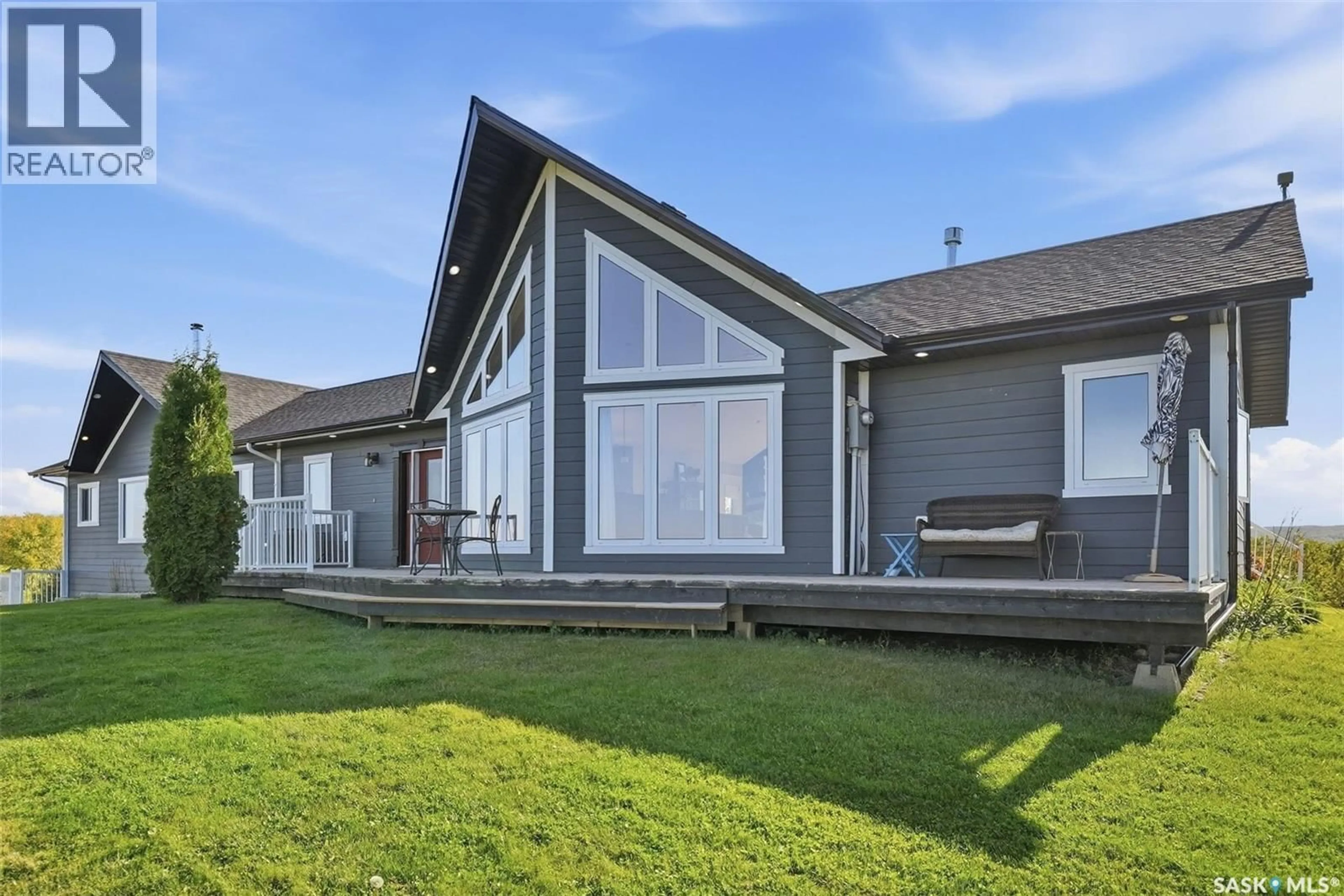 A pic from outside/outdoor area/front of a property/back of a property/a pic from drone, unknown for THICKWOOD VISTA RIDGE, D'Amour Lake Saskatchewan S0J1M0
