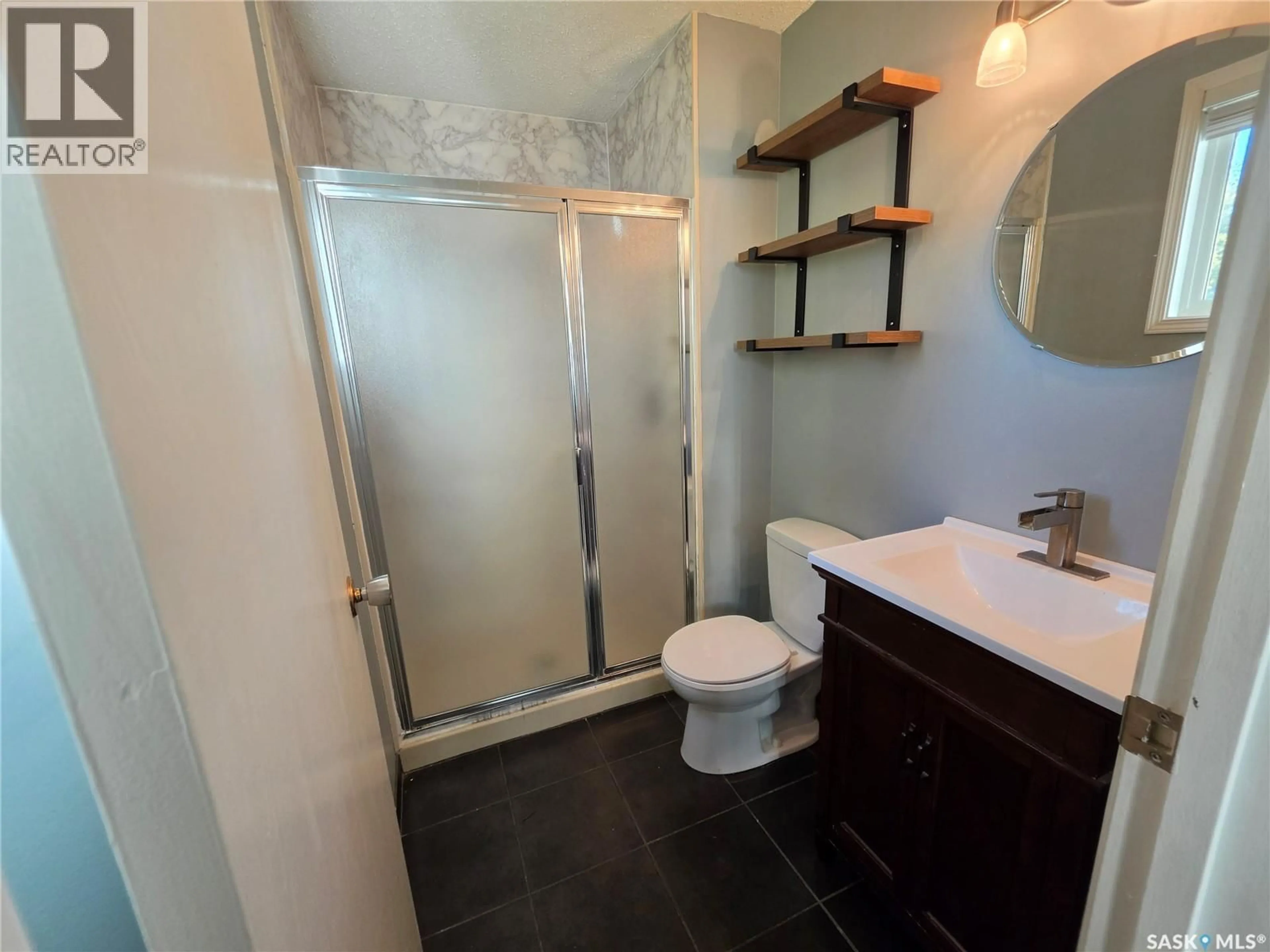 Standard bathroom, ceramic/tile floor for 9 STACK CRESCENT, Meadow Lake Saskatchewan S9X1B6