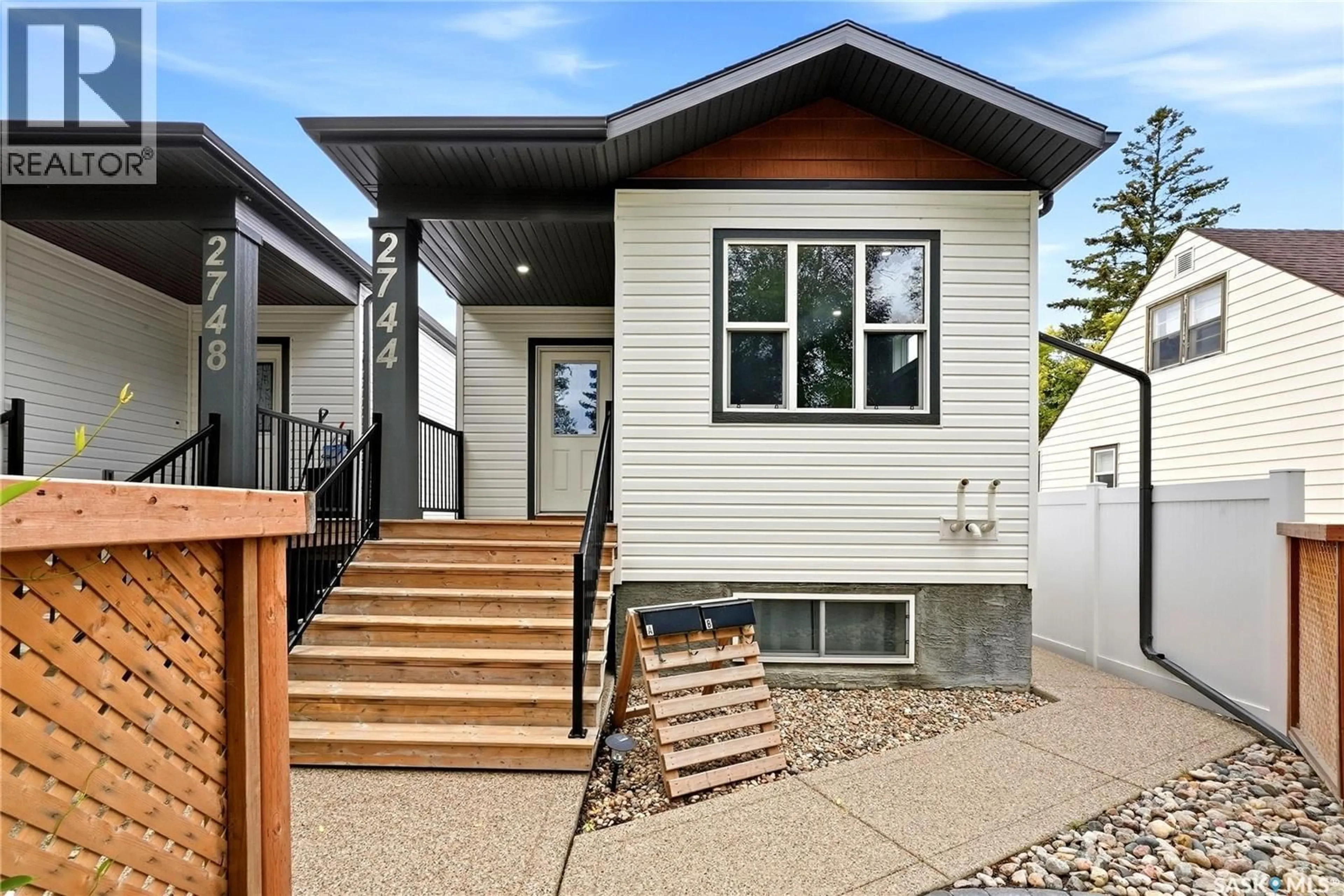 Home with vinyl exterior material, street for 2744 MACKAY STREET, Regina Saskatchewan S4N2T7