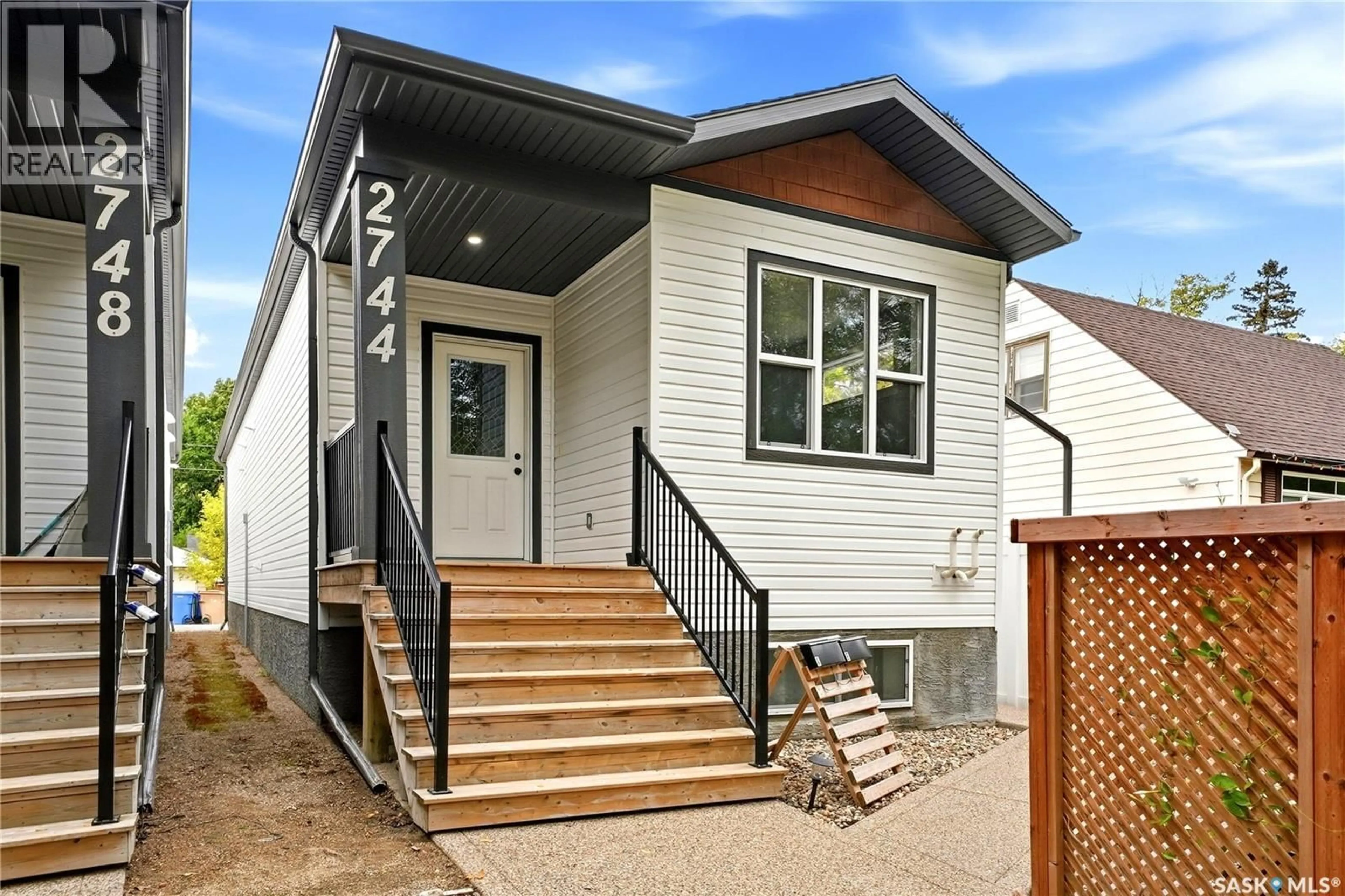 Home with vinyl exterior material, street for 2744 MACKAY STREET, Regina Saskatchewan S4N2T7