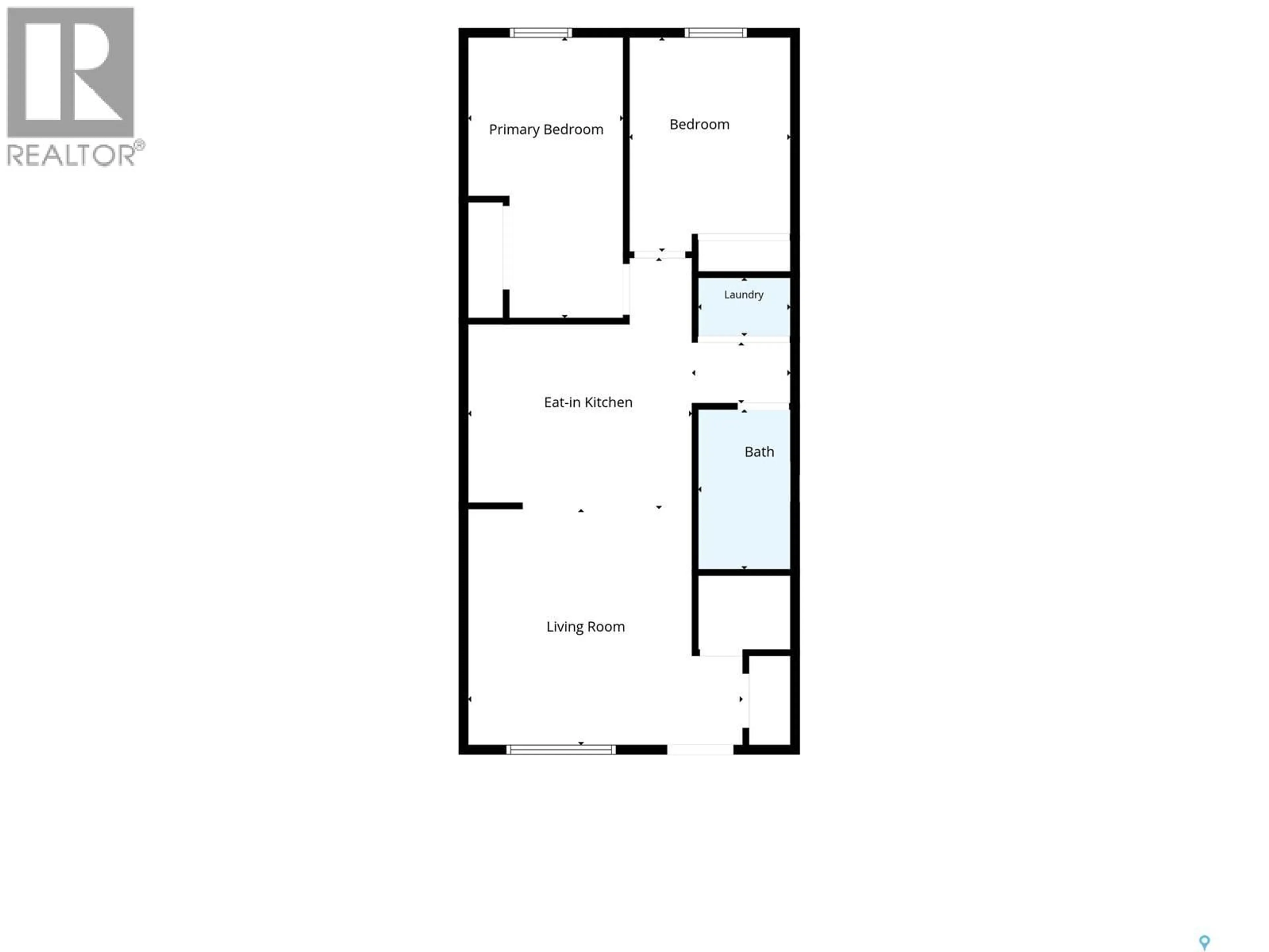 Floor plan for 107 - 1022 HAMPTON CIRCLE, Saskatoon Saskatchewan S7R0K3