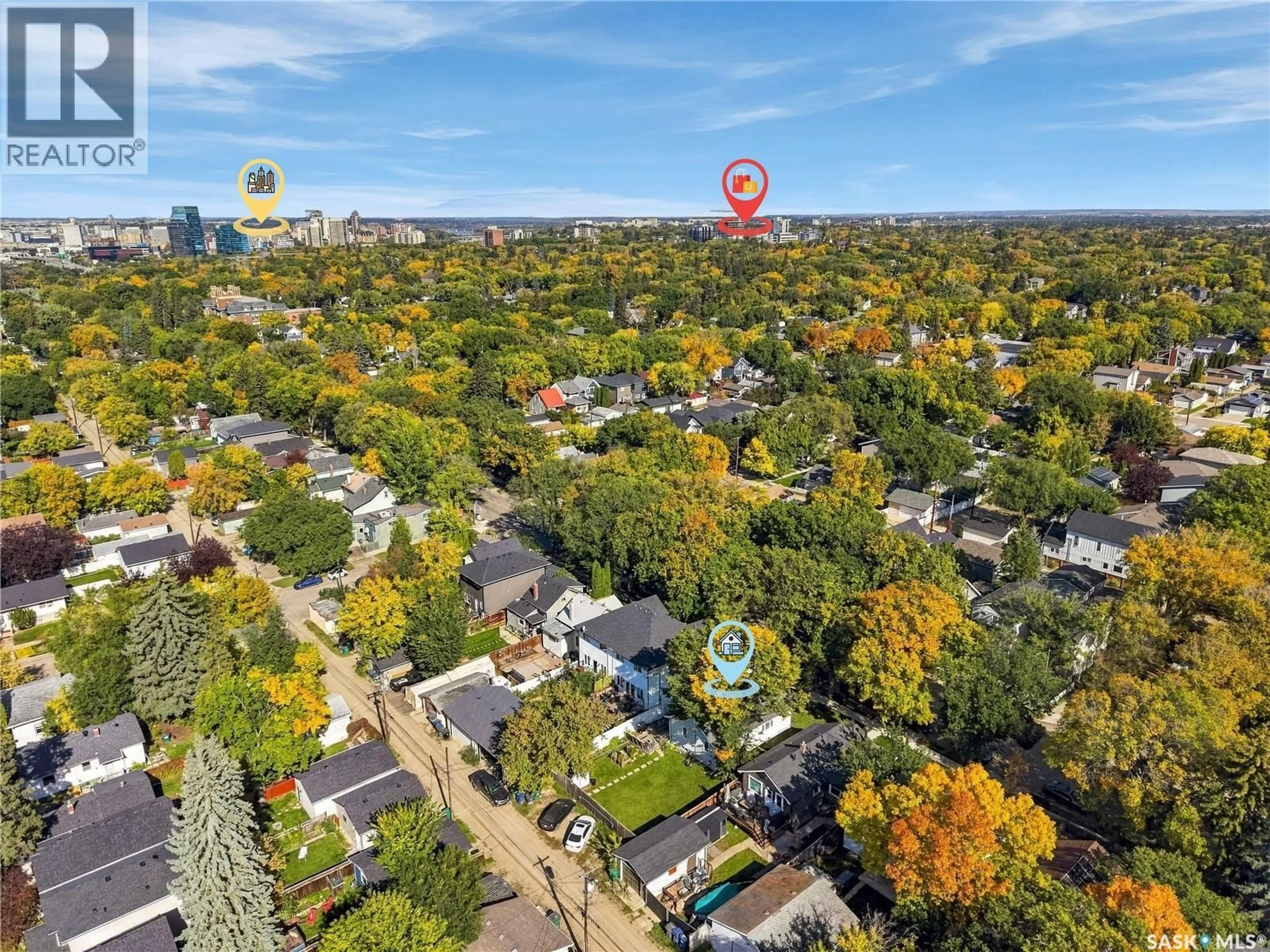 A pic from outside/outdoor area/front of a property/back of a property/a pic from drone, unknown for 1716 LORNE AVENUE, Saskatoon Saskatchewan S7H1Y4