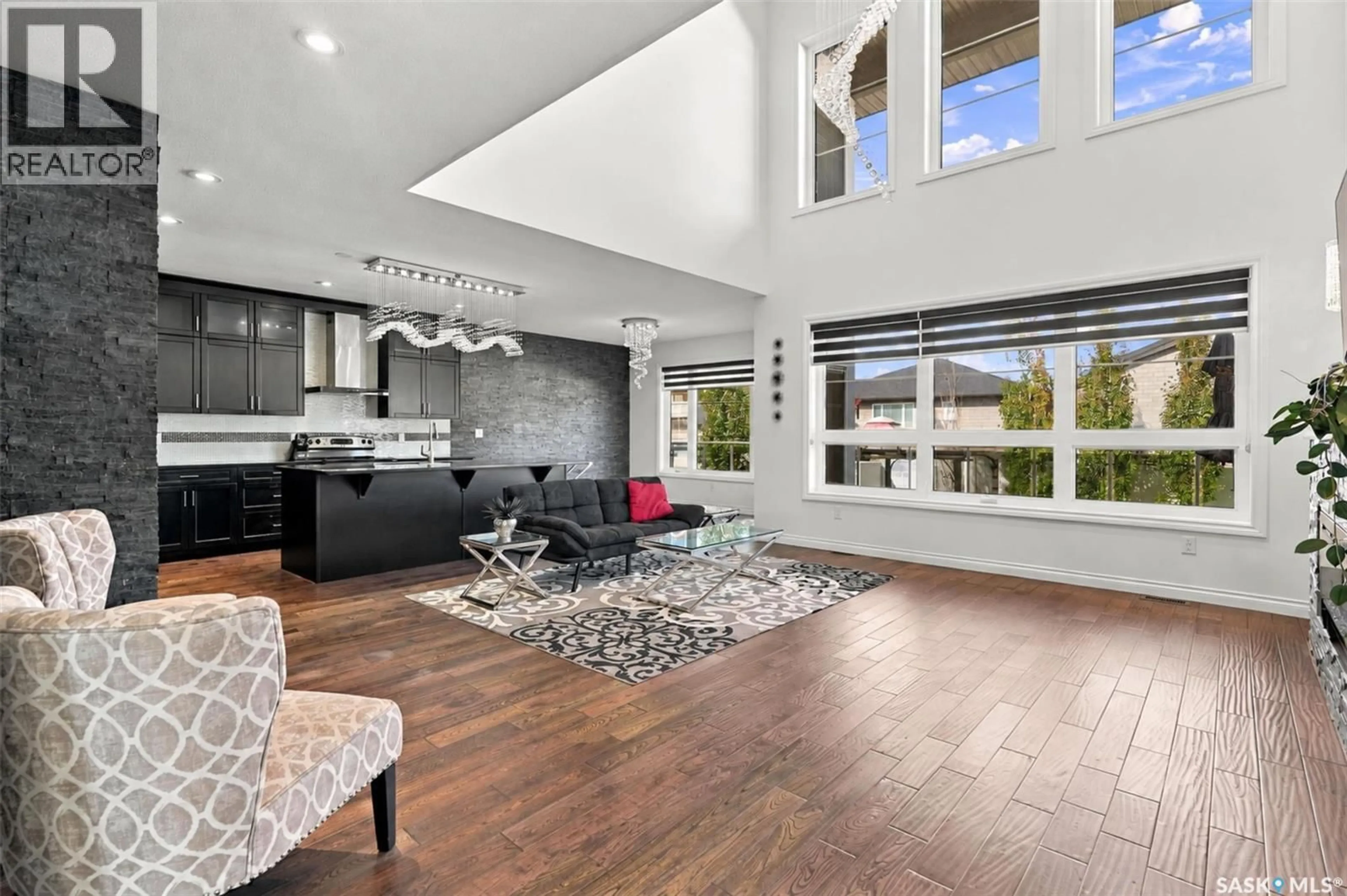 Open concept kitchen, ceramic/tile floor for E - 4714 GREEN APPLE DRIVE, Regina Saskatchewan S4V3L2