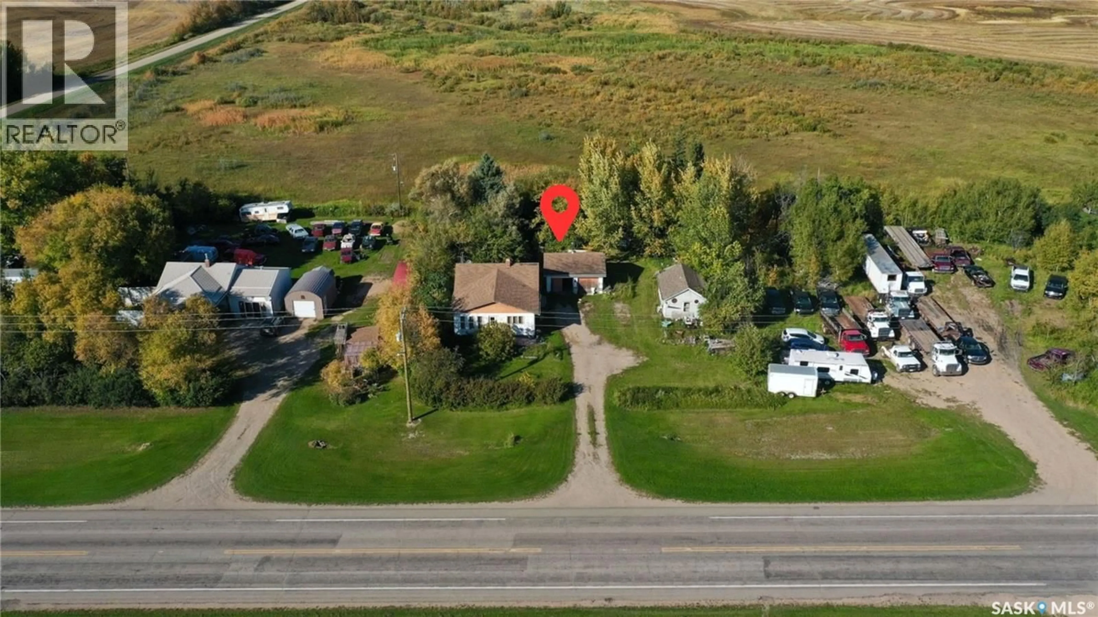 A pic from outside/outdoor area/front of a property/back of a property/a pic from drone, street for RM of Wallace - MORRISON PROPERTY, Wallace Rm No. 243 Saskatchewan S3N2B6