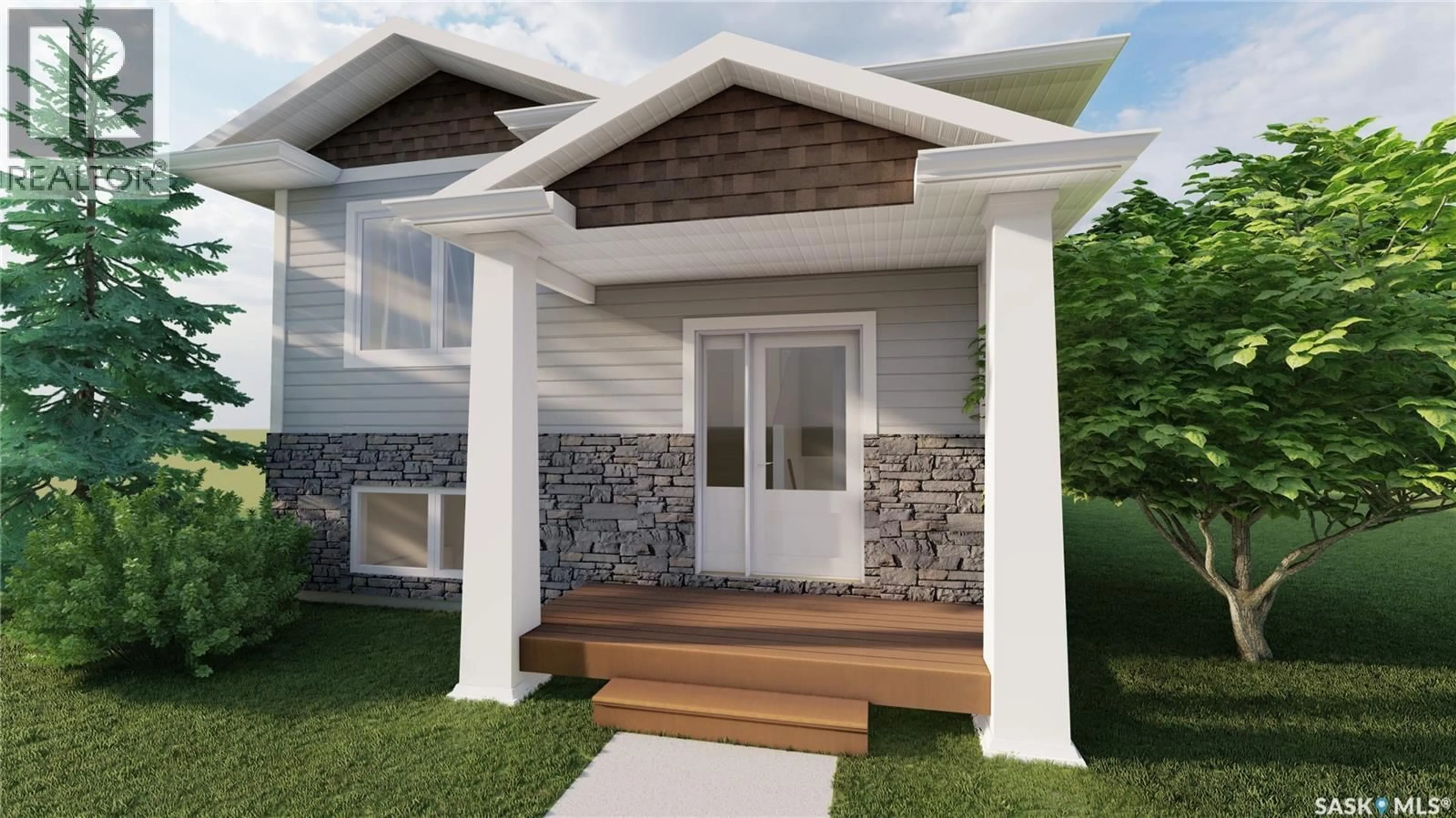 Home with vinyl exterior material, building for 443 STEHWIEN STREET, Saskatoon Saskatchewan S7W1P5