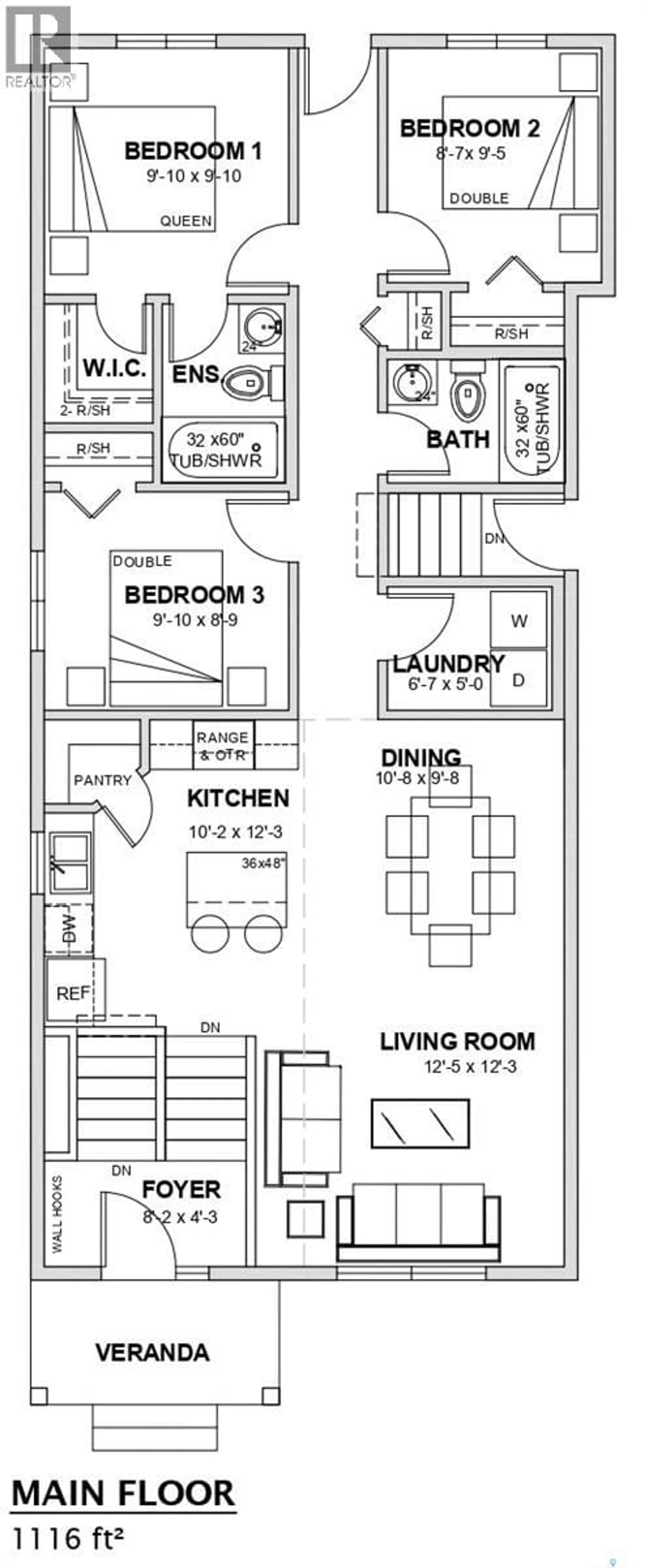 Floor plan for 443 STEHWIEN STREET, Saskatoon Saskatchewan S7W1P5