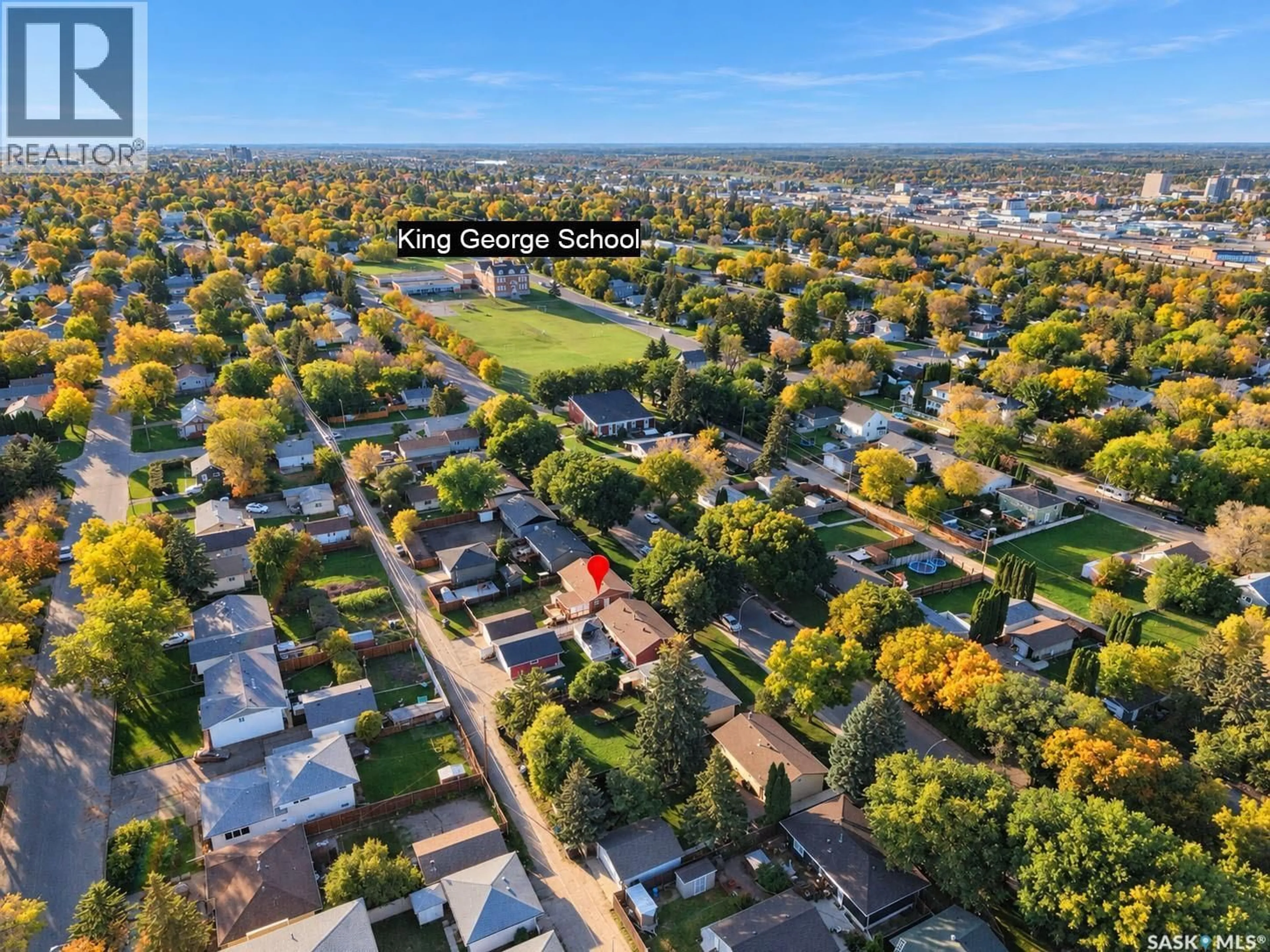 A pic from outside/outdoor area/front of a property/back of a property/a pic from drone, street for 539 24TH STREET, Prince Albert Saskatchewan S6V1S1