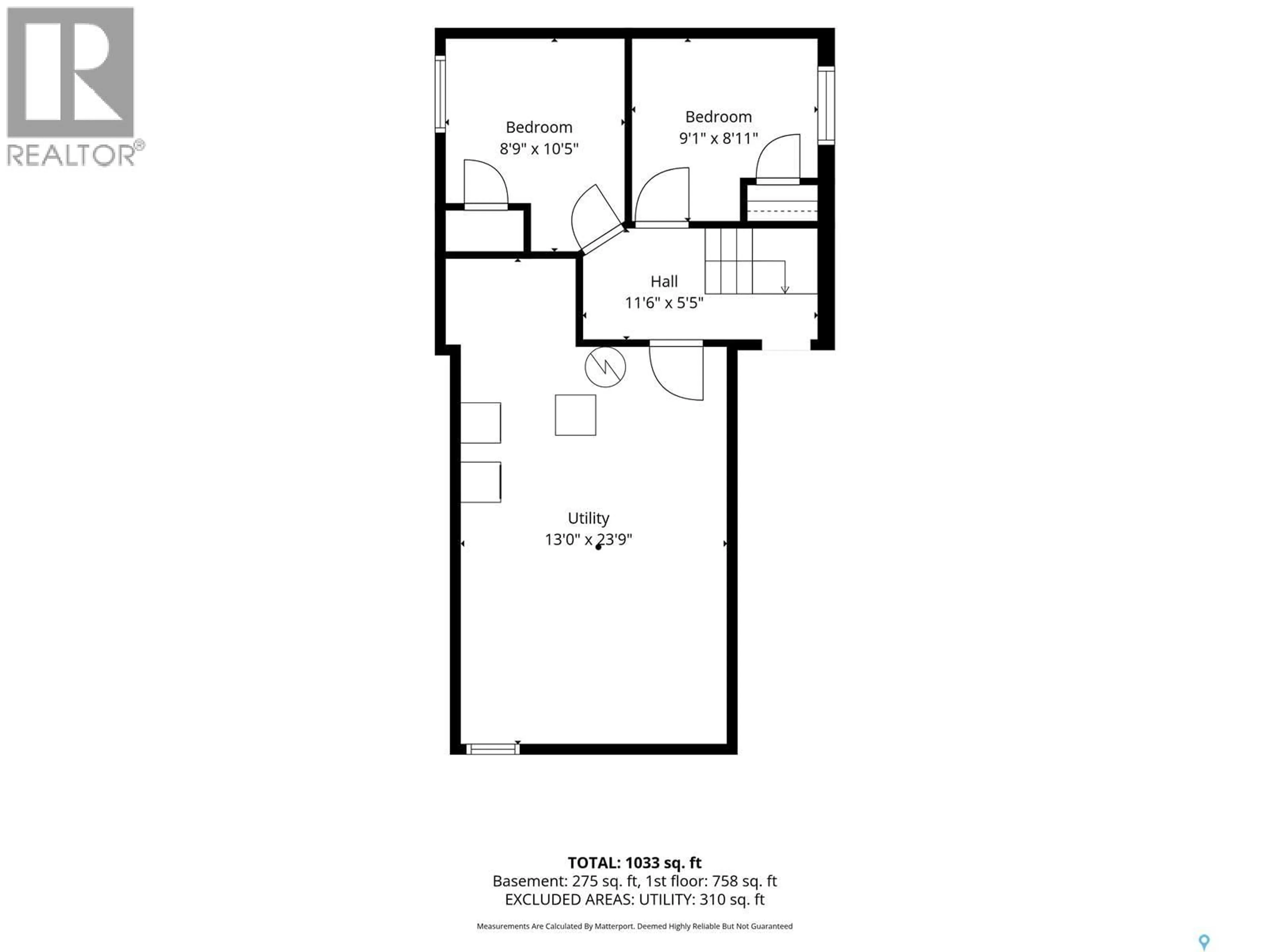 Floor plan for E - 212 MCDONALD AVENUE, Melfort Saskatchewan S0E1A0
