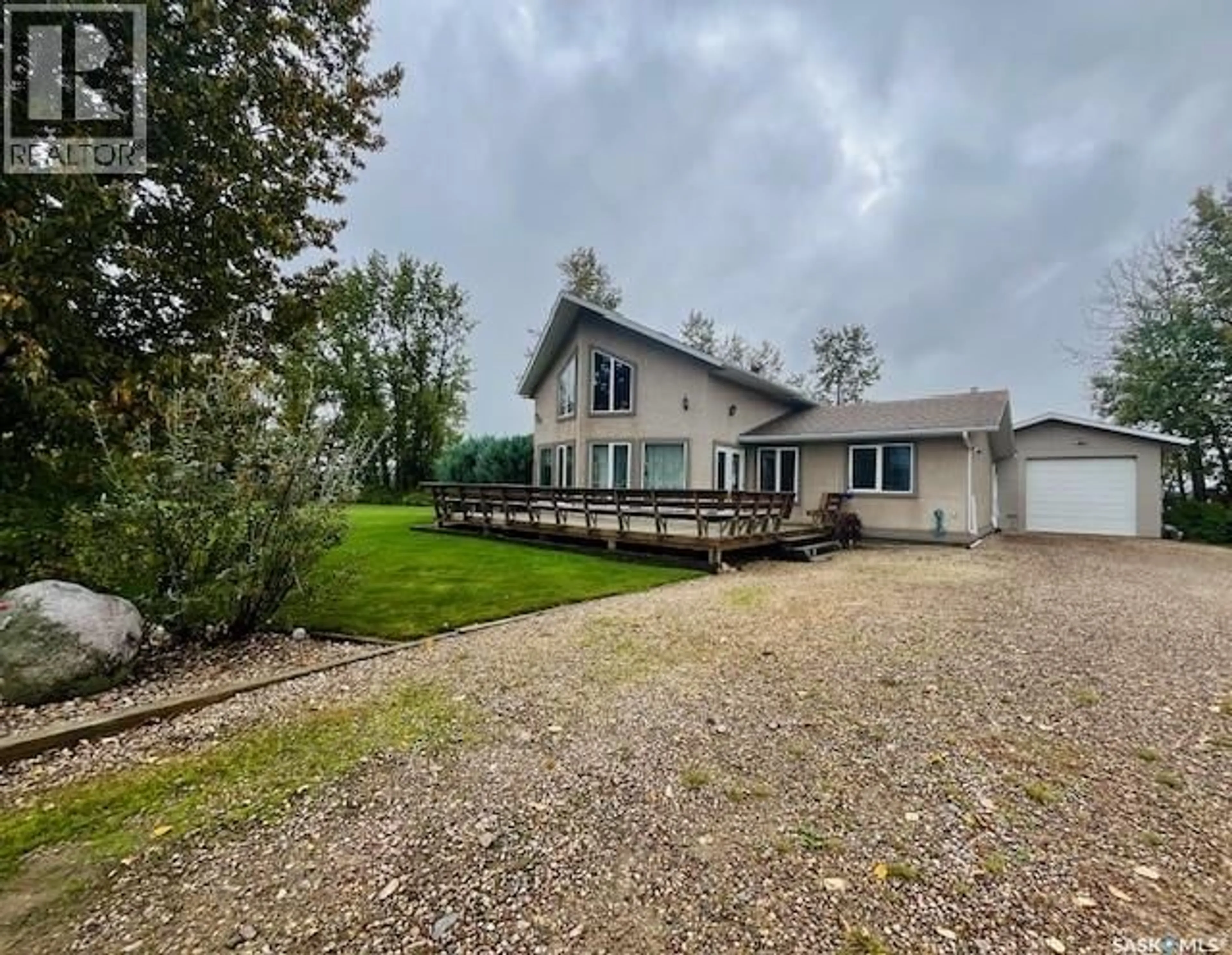 A pic from outside/outdoor area/front of a property/back of a property/a pic from drone, unknown for 109 NORTHERN MEADOWS DRIVE, Bousquet Lake Saskatchewan S0M1A0
