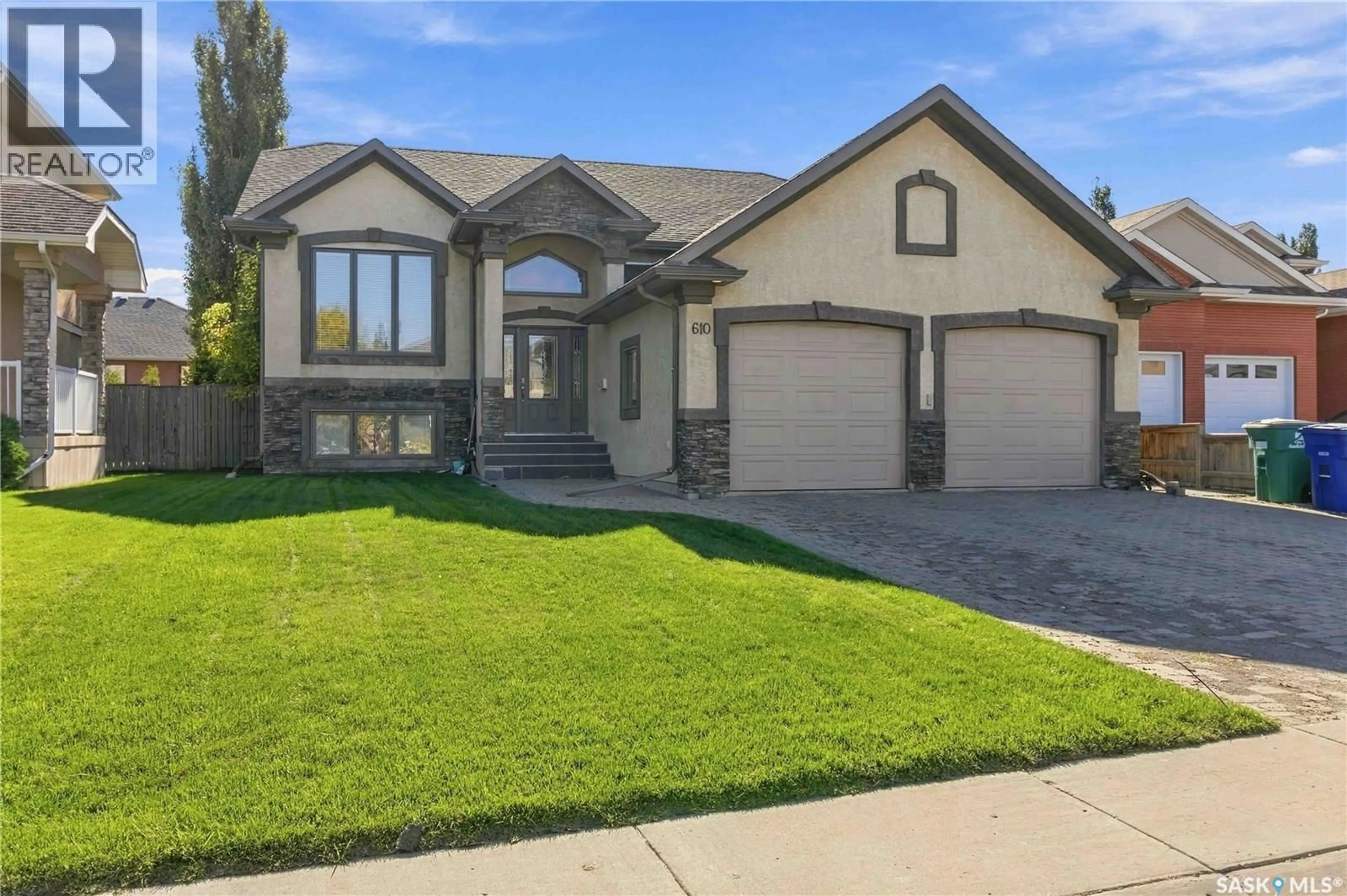 Home with brick exterior material, street for 610 BEECHDALE TERRACE, Saskatoon Saskatchewan S7V0A5